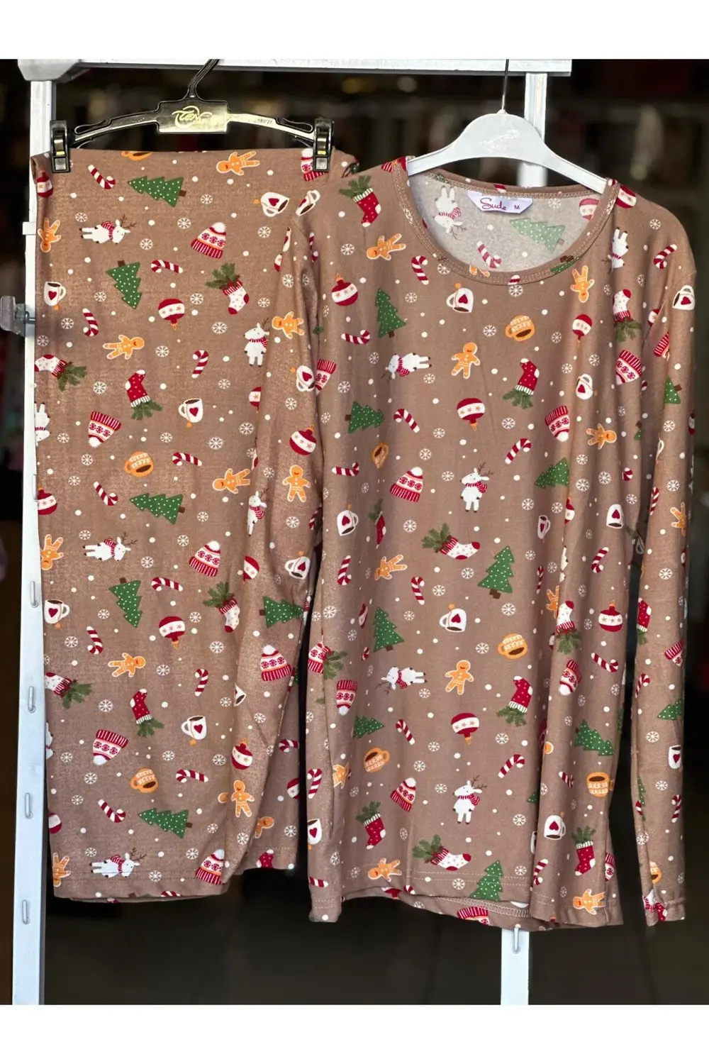 Yılbaşı temalı pijama takımı