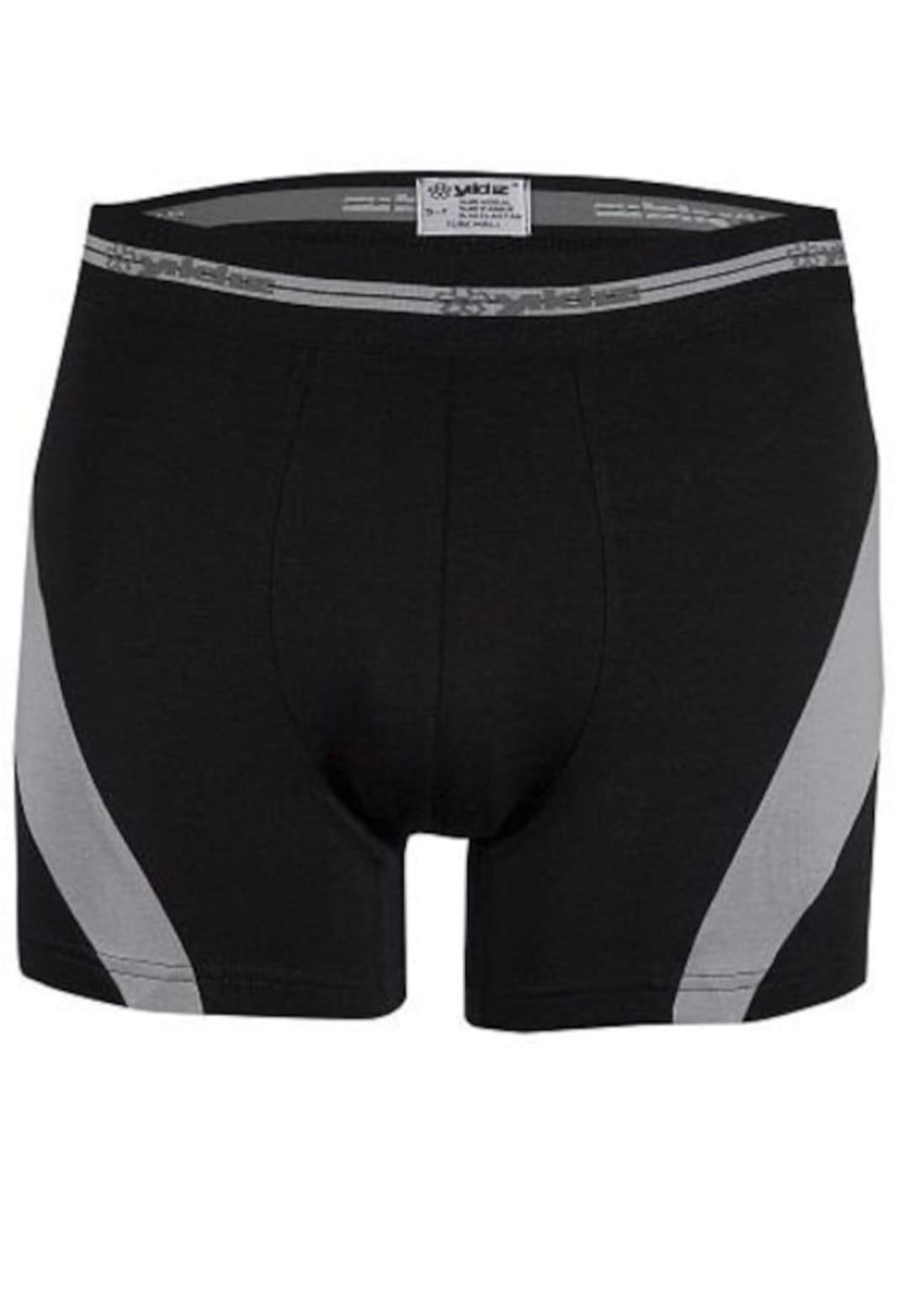 YILDIZ 116 ERKEK SİYAH COMFORT MODAL BOXER 3 ADET