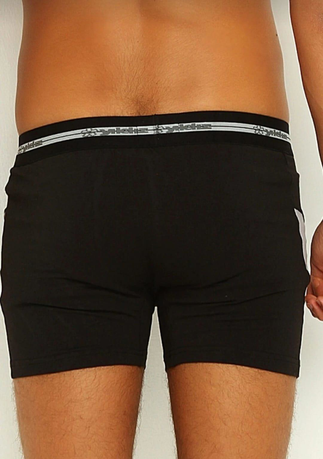 YILDIZ 116 ERKEK SİYAH COMFORT MODAL BOXER 3 ADET