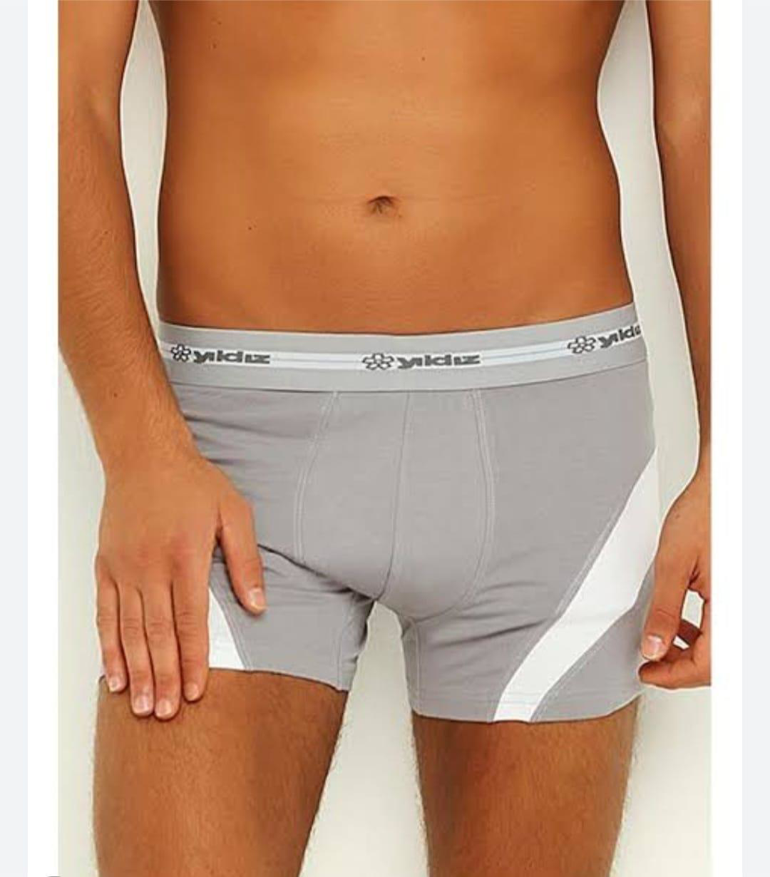 YILDIZ 117 ERKEK GRİ COMFORT MODAL BOXER 10 ADET