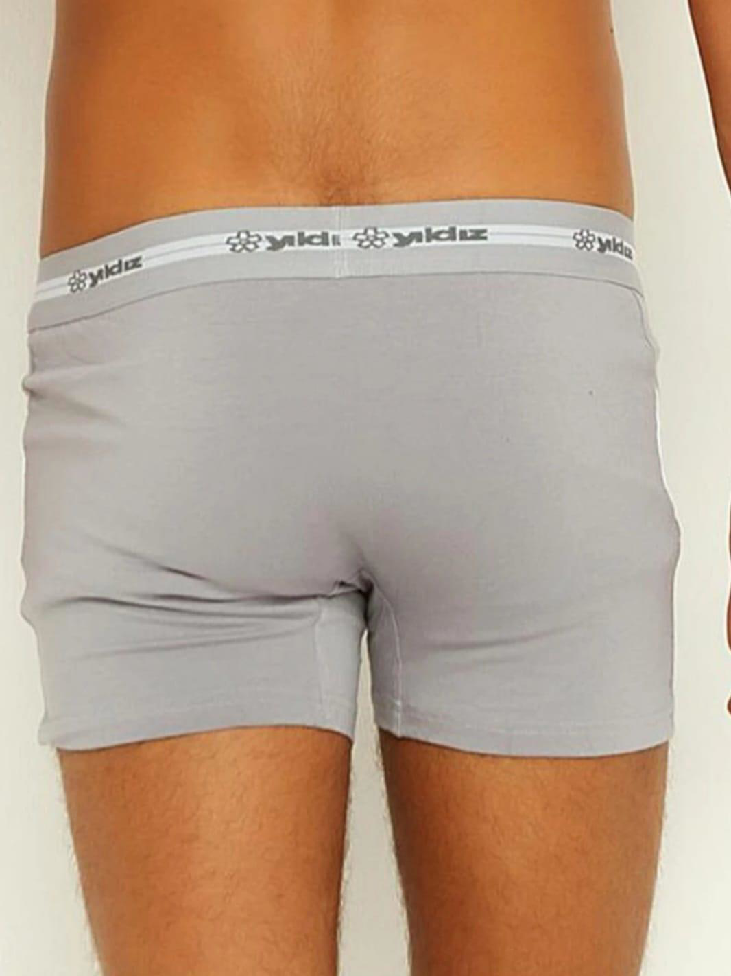 YILDIZ 117 ERKEK GRİ COMFORT MODAL BOXER 6 ADET