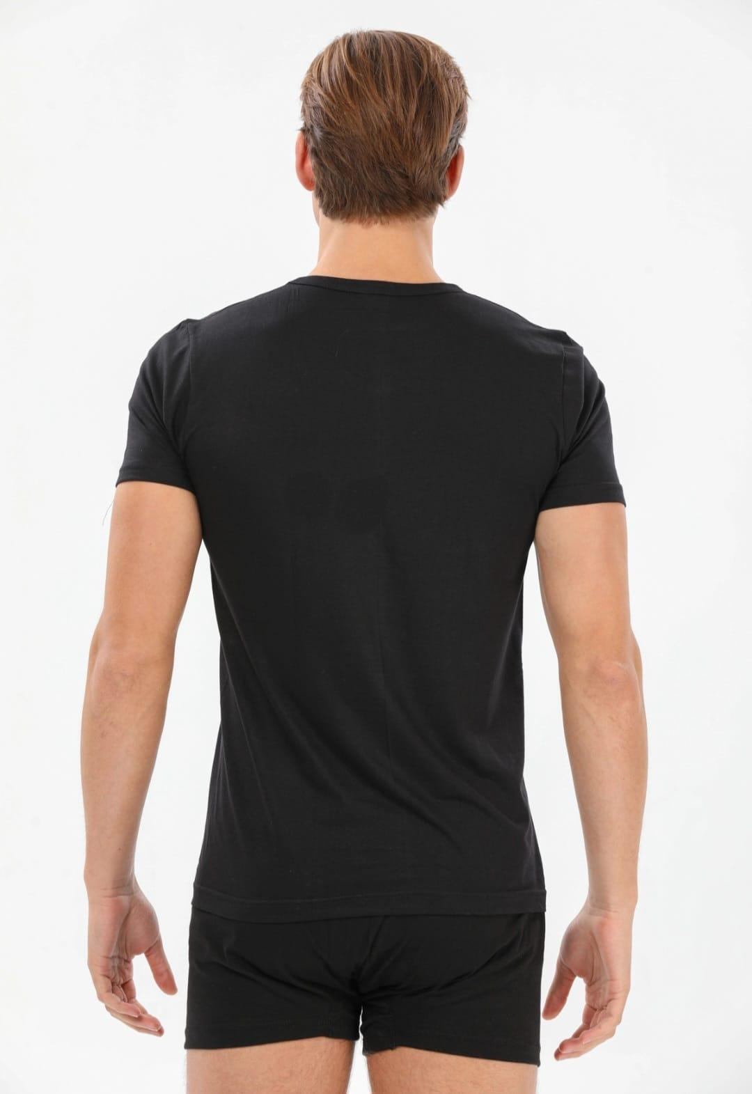 YILDIZ 127 ERKEK MODAL SÜPER İNCE KISA KOL V YAKA ATLET 3 ADET