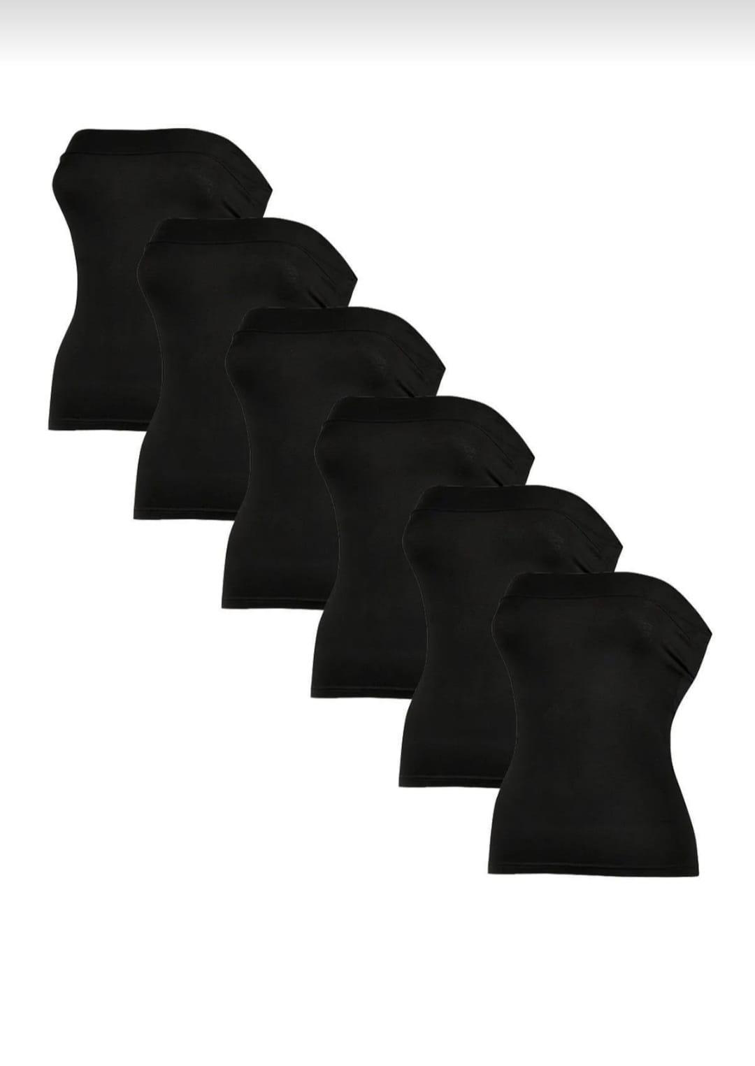 YILDIZ 2181 KADIN LİKRALI STRAPLEZ ATLET 6 ADET