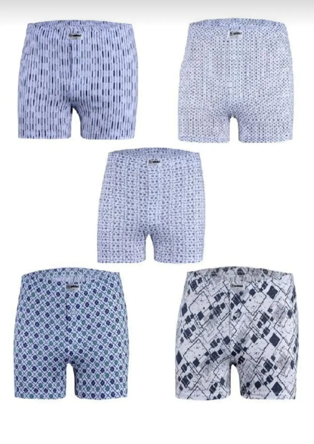 YILDIZ 35 ERKEK EMPRİME DESENLİ PENYE BOXER 3 ADET