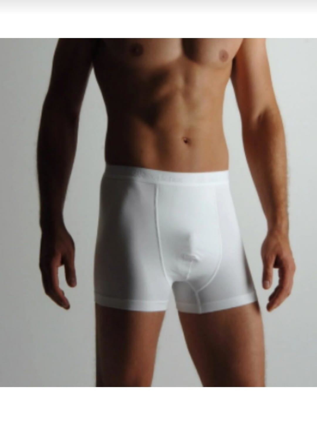 YILDIZ 39 ERKEK MODAL LİKRALI BOXER BEYAZ TEKLİ