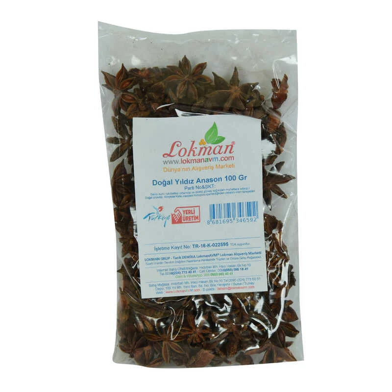 Yıldız Anason Doğal 100 Gr Paket