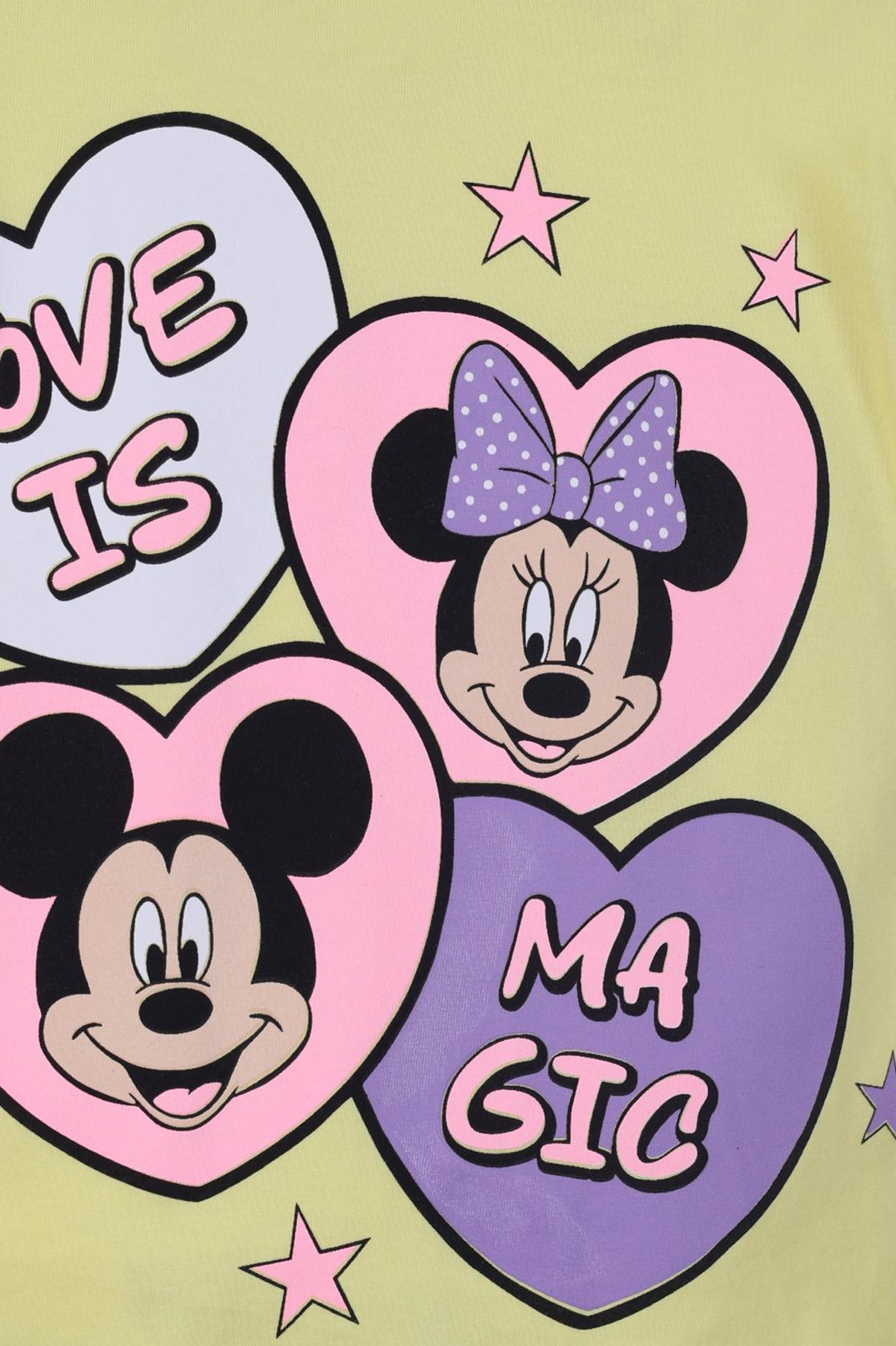 Yıldız Baskılı Kız Çocuk T-Shirt Şort Takım 3/6 yaş