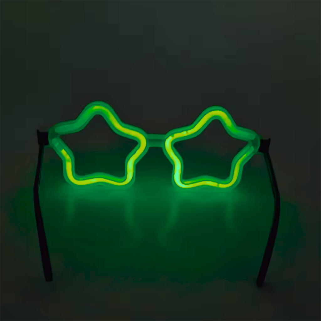 Yıldız Glow Gözlük - Yıldız Şekilli Glow Stick Gözlüğü - Glow Par Yıldız Glow Gözlük - Yıldız Şekilli Glow Stick Gözlüğü - Glow Par