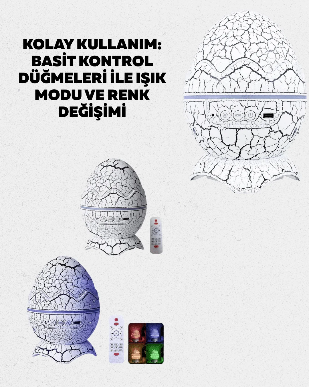 Yıldız Gökyüzü Efektli Çok Modlu Gece Işığı Yeni Nesil