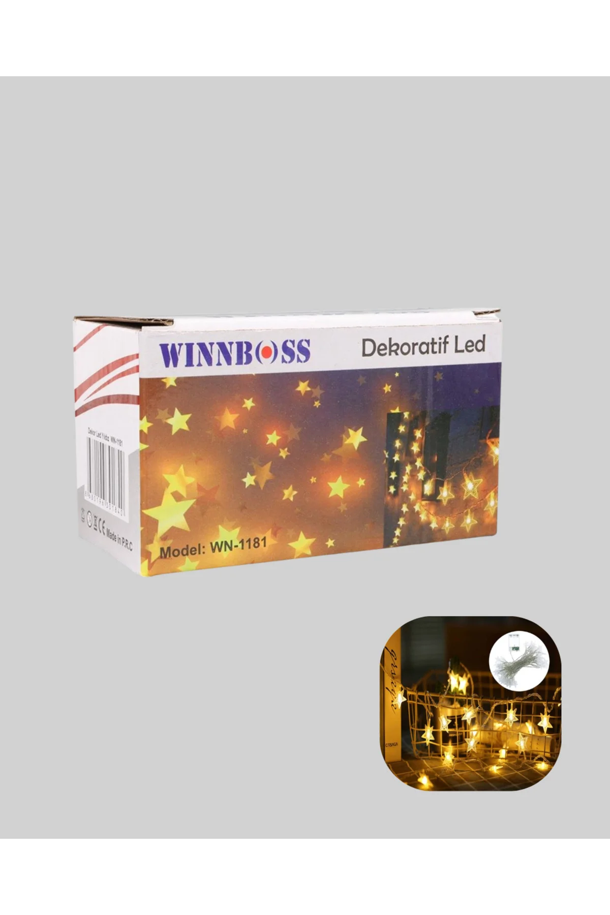 Yıldız Led Işık 5 Metre Dekoratif Aydınlatma Günışığı