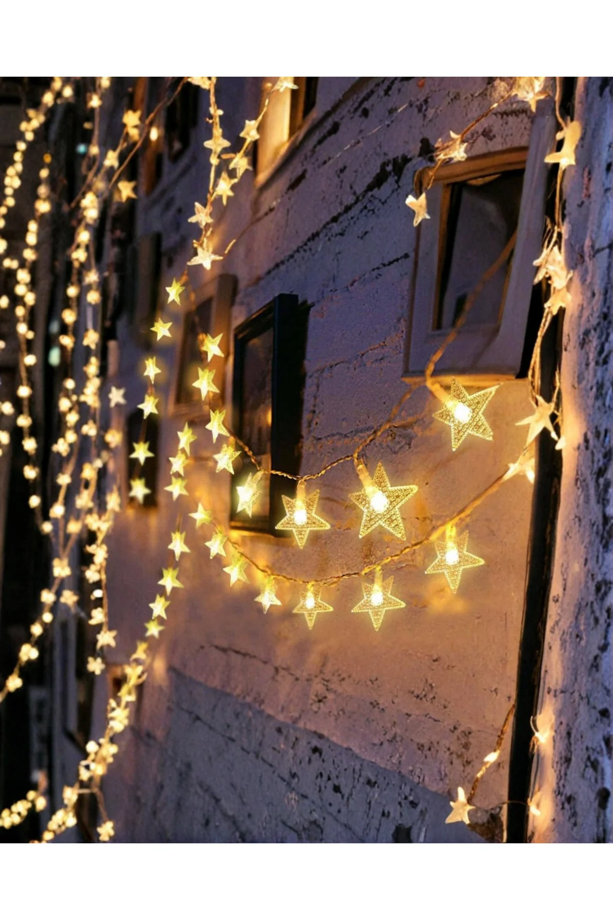 Yıldız Led Işık 5 Metre Dekoratif Aydınlatma Günışığı