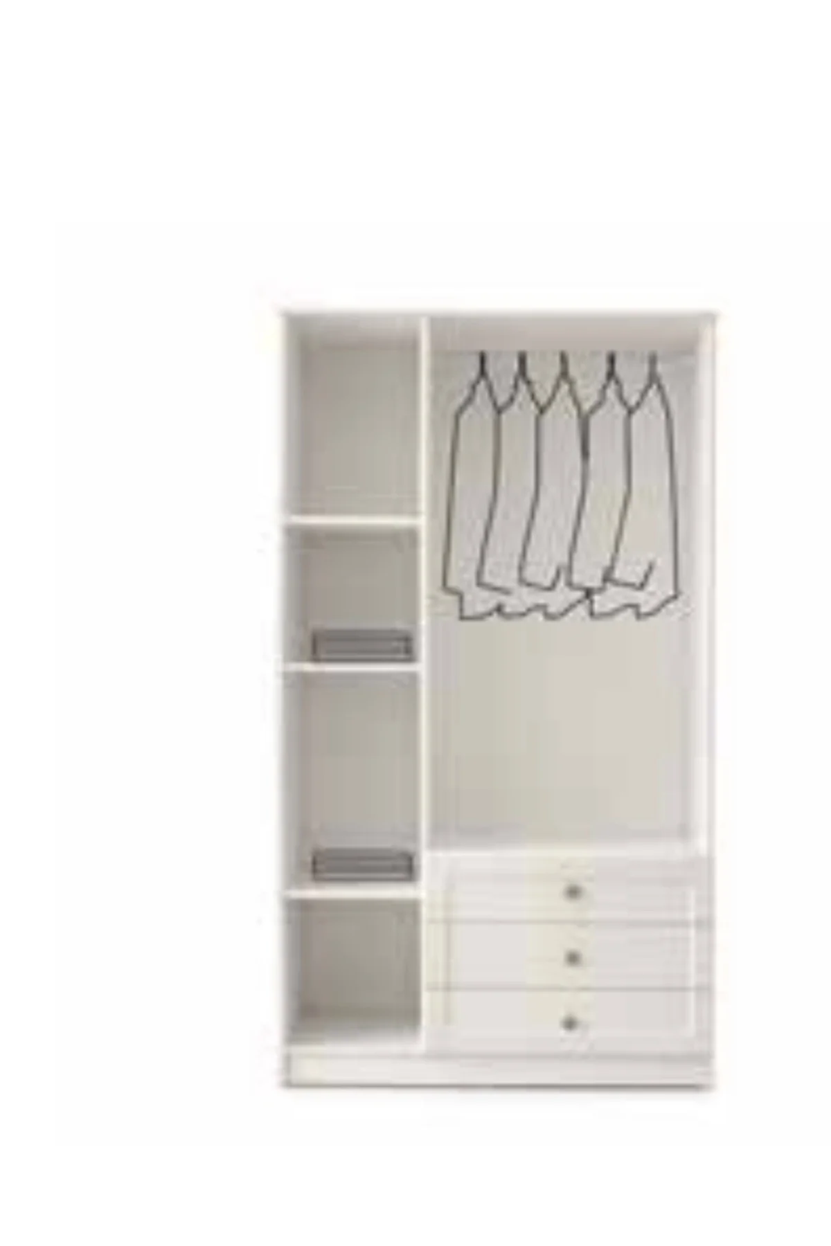 YILDIZ MDF 3 KAPILI DOLAP Fiyatı, Yorumları ve Özellikleri