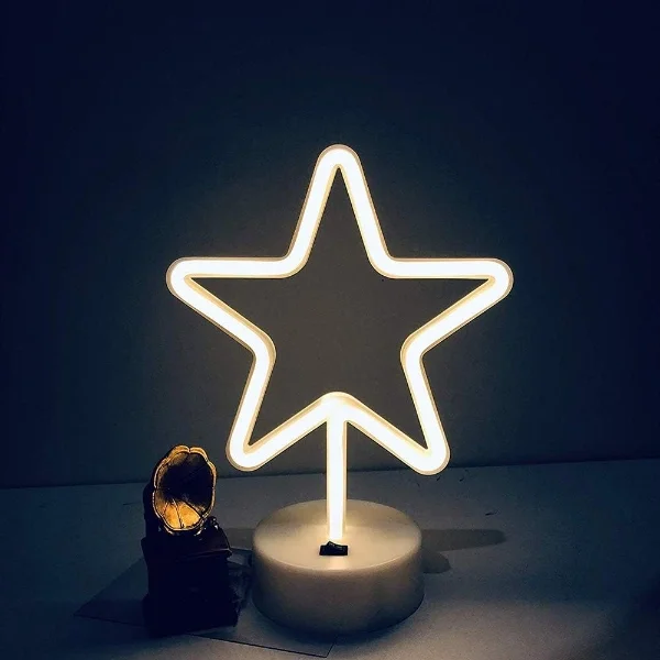 Yıldız Neon LED Lamba