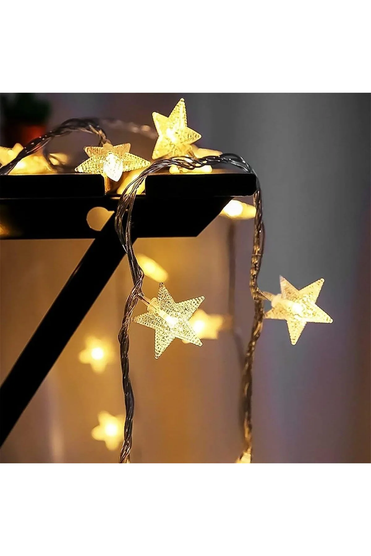 Yıldız Şekilli 3.5 Metre USB LED Işık – 20 Adet LED’li Dekoratif 