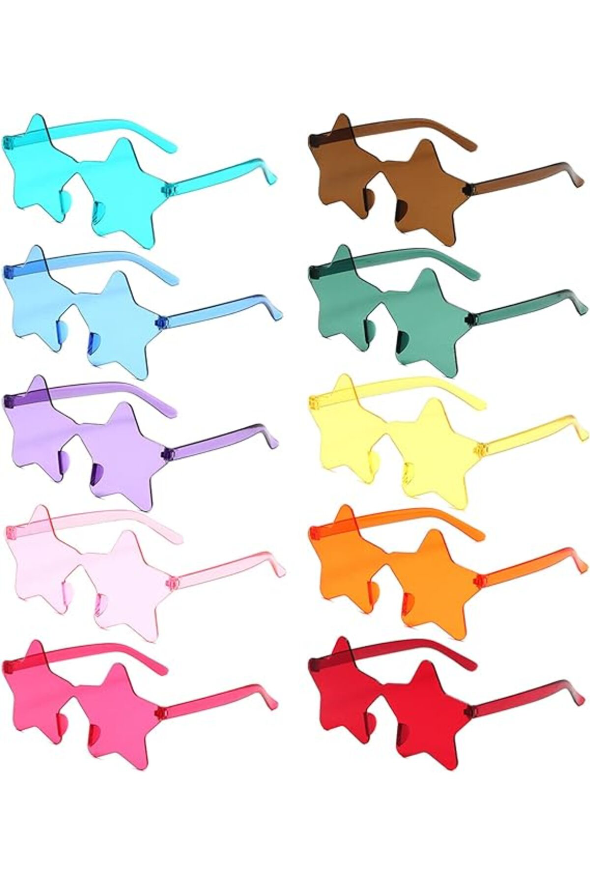 Ok Aksesuar Yildiz Şekilli Çerçevesiz Parti Gözlüğü 6 Renk 6 Adet Go506089gos Ok Aksesuar Yildiz Şekilli Çerçevesiz Parti Gözlüğü 6 Renk 6 Adet Go506089gos