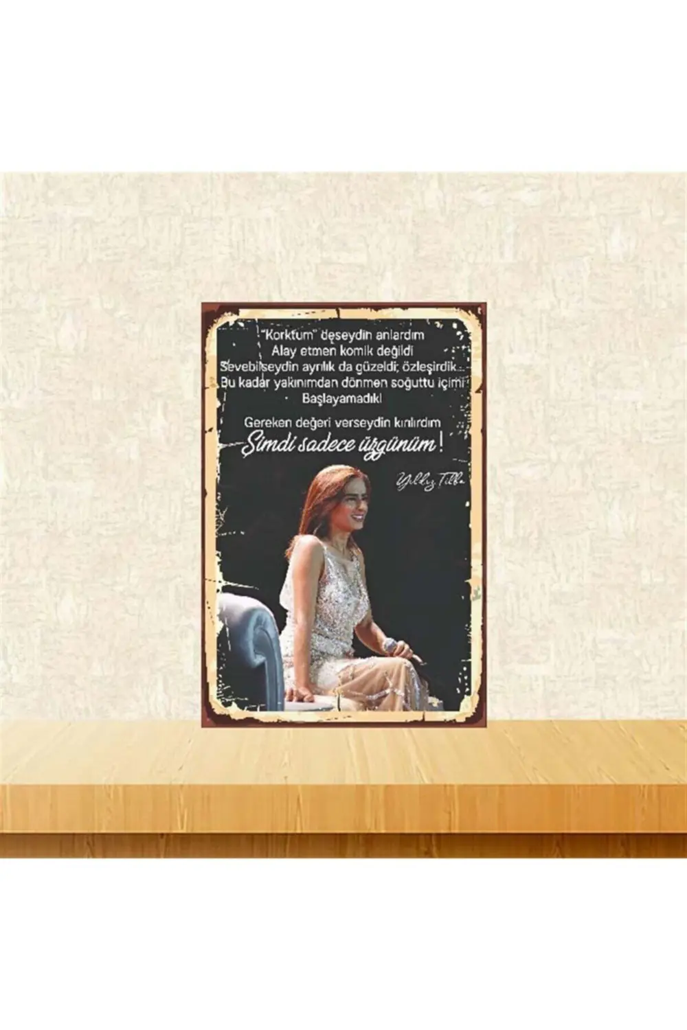 Yıldız Tilbe 20-30 Cm Retro Ahşap Poster Tkfx3680 Fiyatı, Yorumları ve Özellikleri