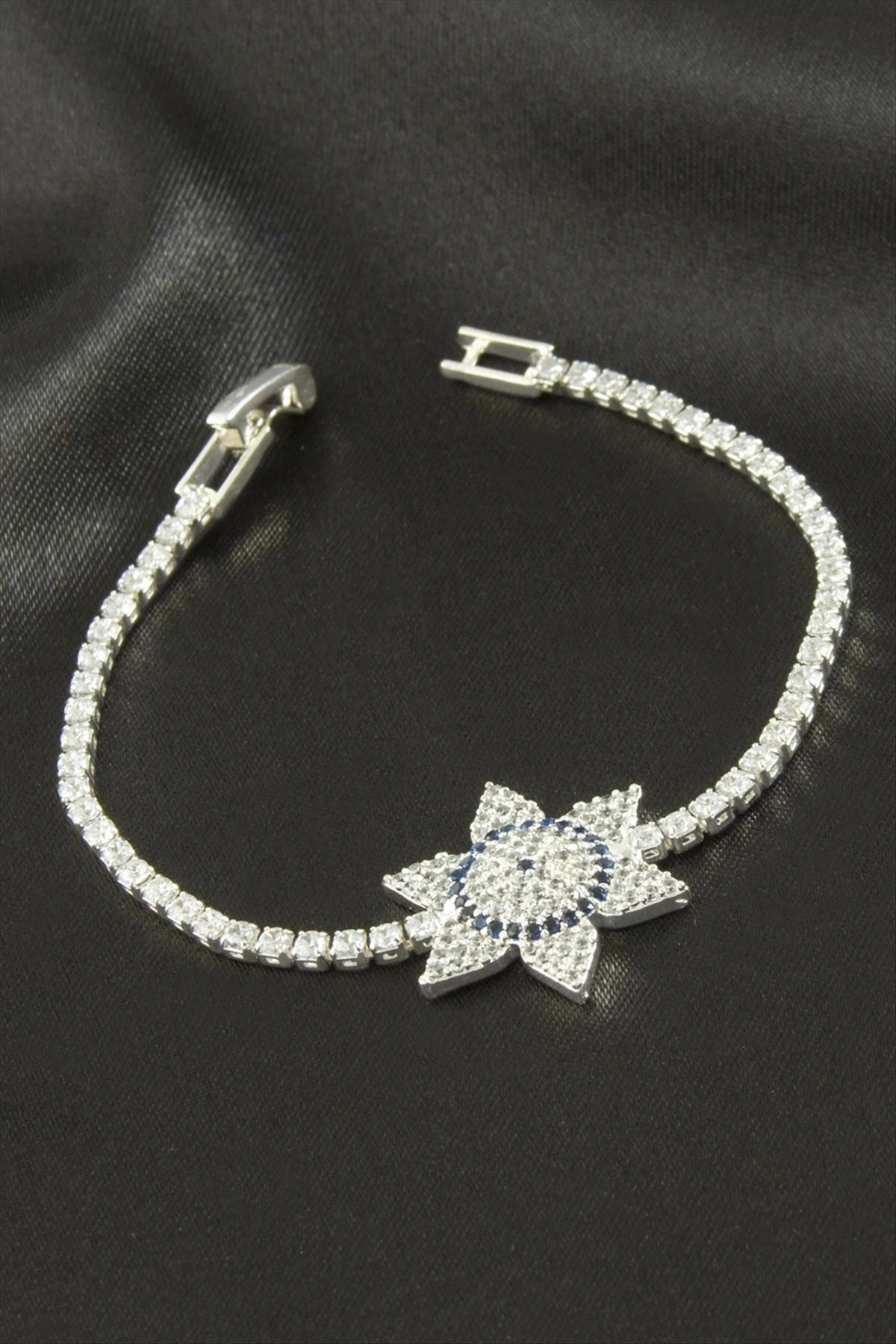 Yıldız Zirkon Taşlı Çocuk Bileklik 16 cm