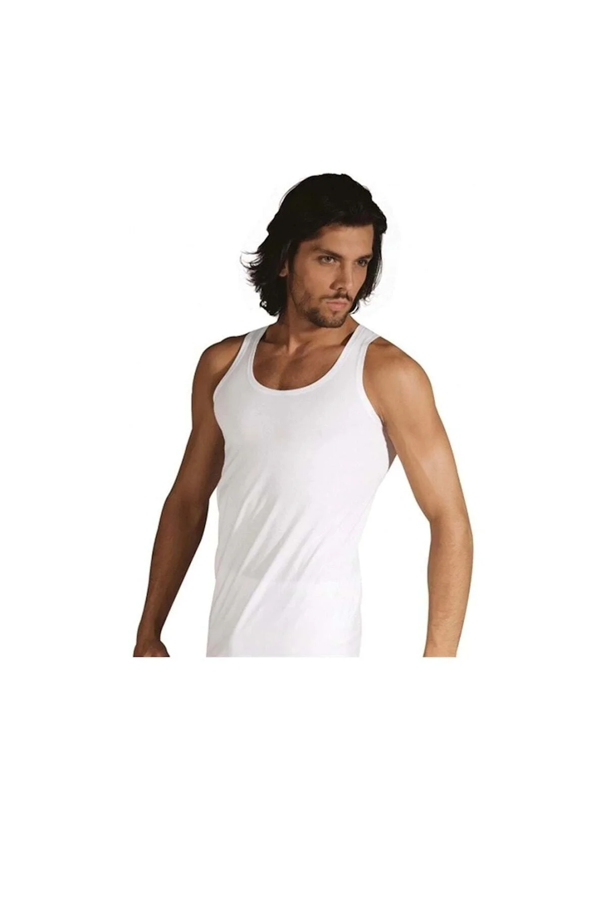 Yıldızı 5`li Penye Erkek Askılı Atlet - 4xl-7 Yıldızı 5`li Penye Erkek Askılı Atlet - 4xl-7