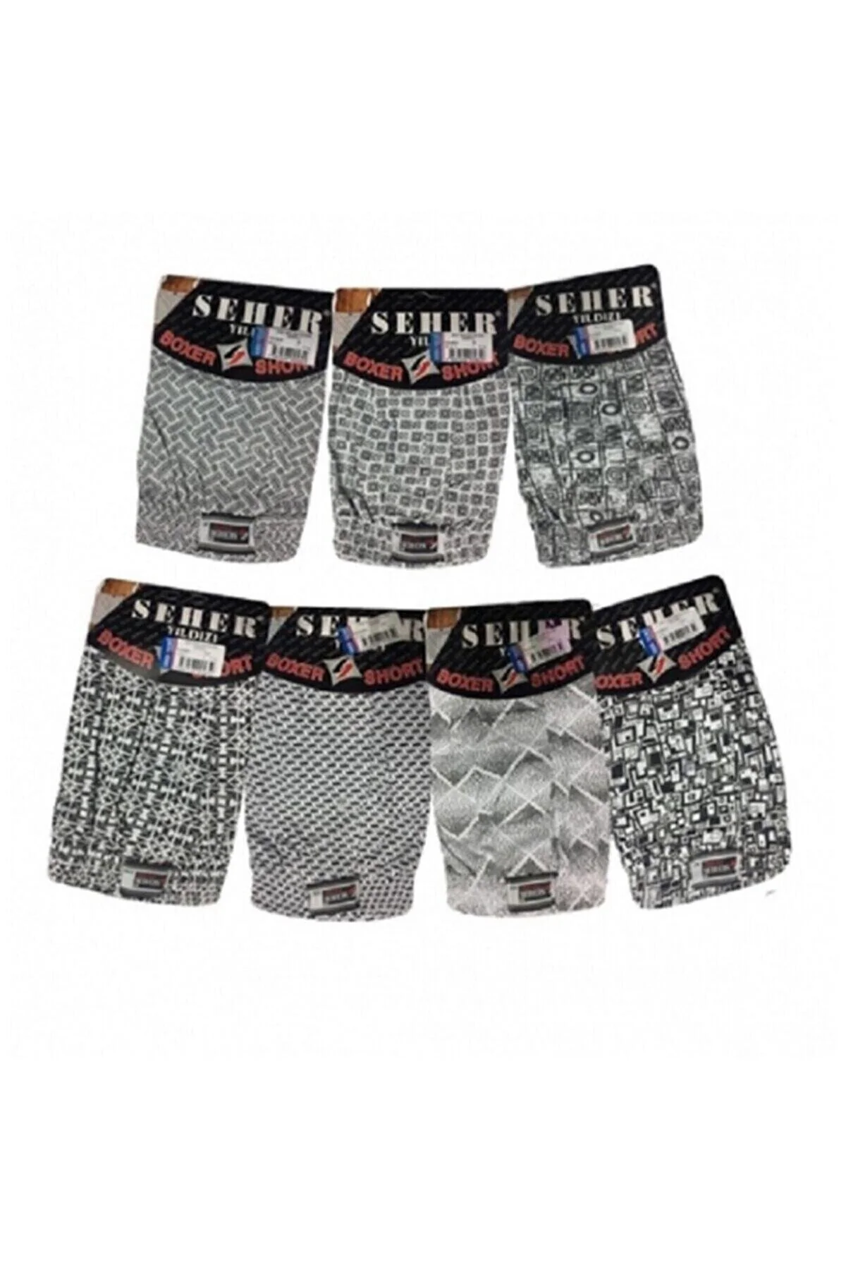 Yıldızı Karışık 6' Lı Paket Erkek Boxer Yıldızı Karışık 6' Lı Paket Erkek Boxer