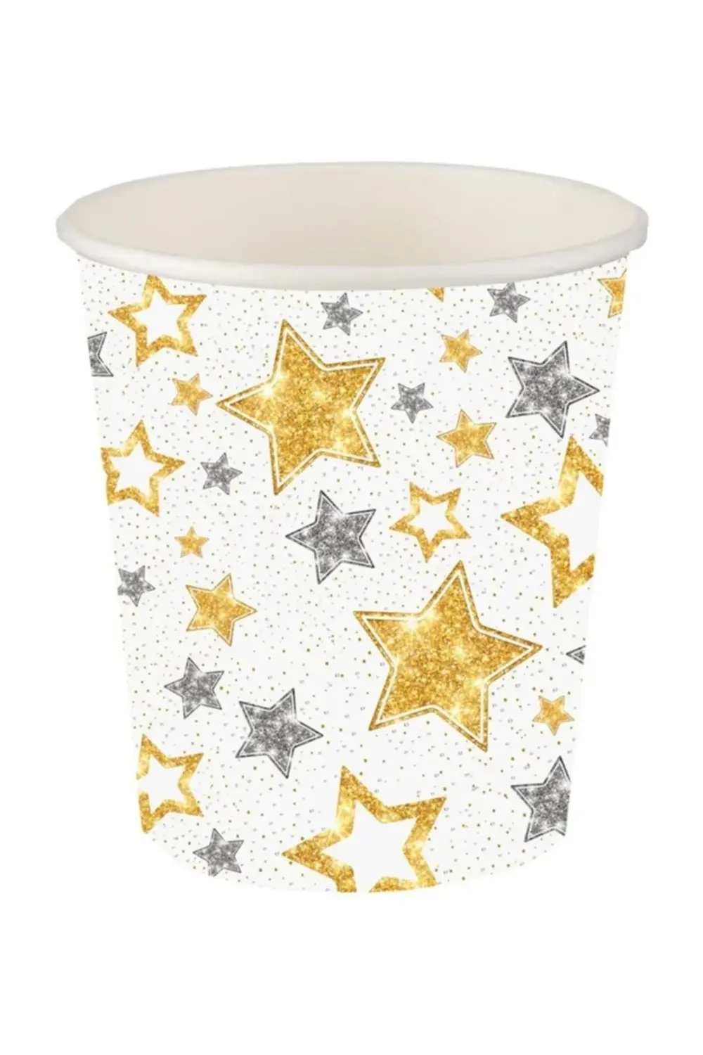 Yıldızlar Beyaz Doğum Günü Konsepti 8 Kişilik