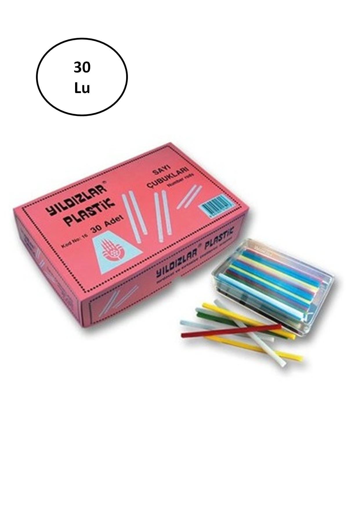 Just Cheap Store Yıldızlar Sayı Çubuğu Plastik Kutulu 30'Lu