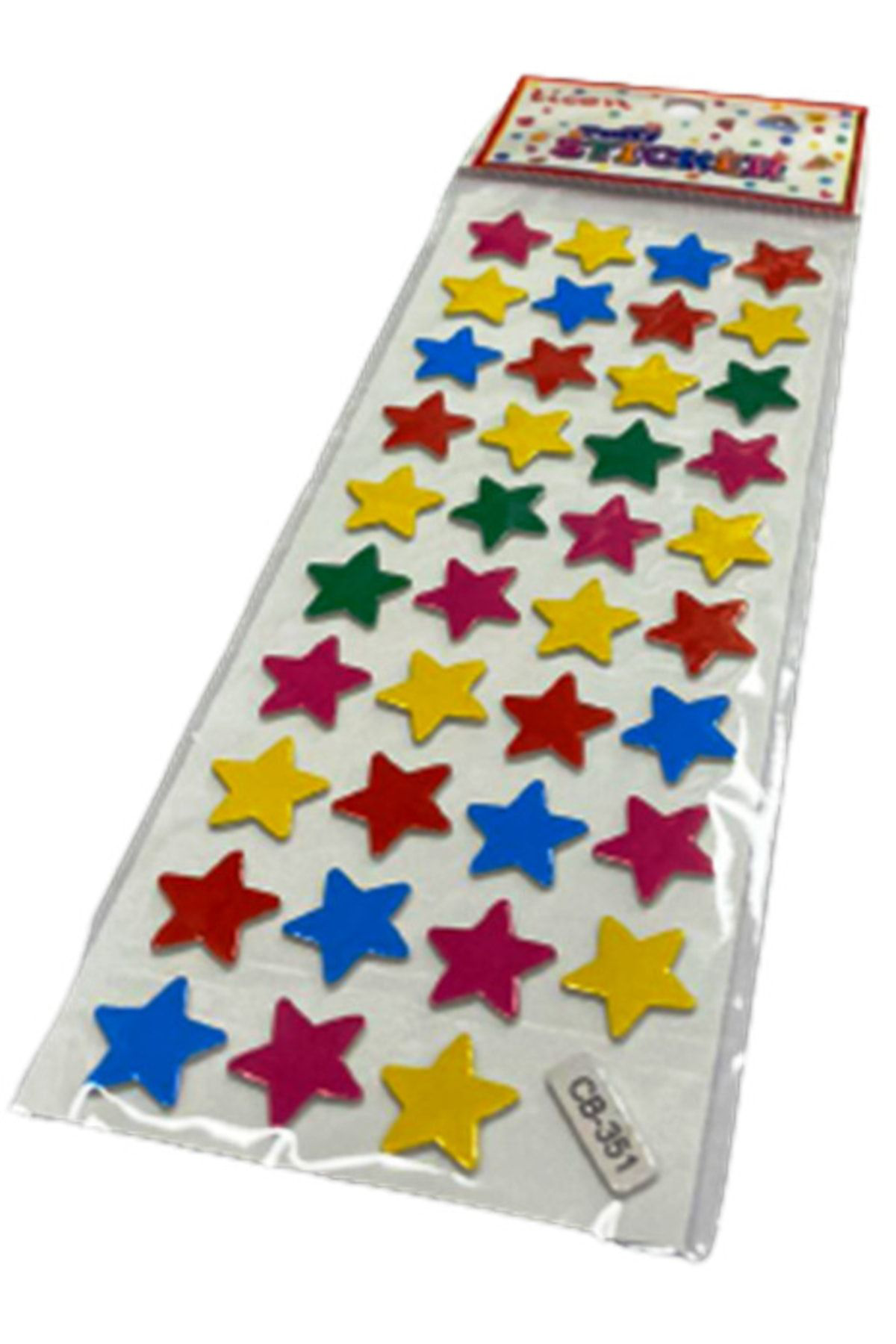 Ticon Yıldızlı 3D Sticker 348877