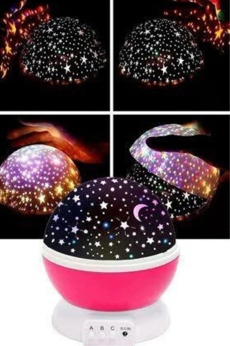 Yıldızlı Gece Lambası - Renk Değiştirebilen LED Projeksiyonlu Masa Lambası