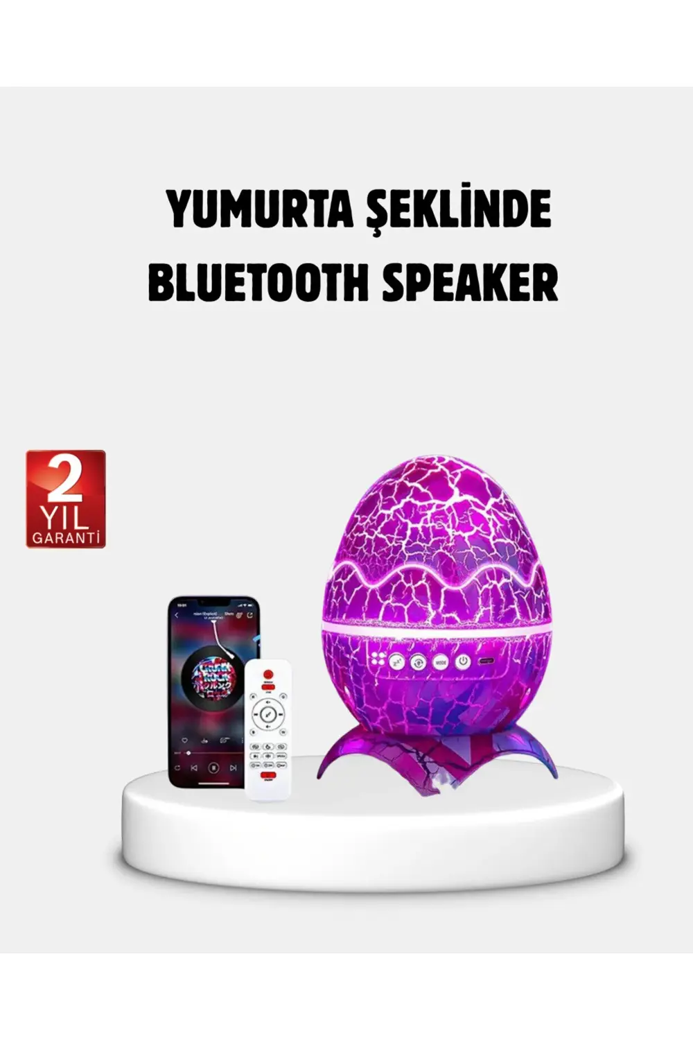 Yıldızlı Gökyüzü Dinozor Yumurta Projektör – Ayarlanabilir Parlak