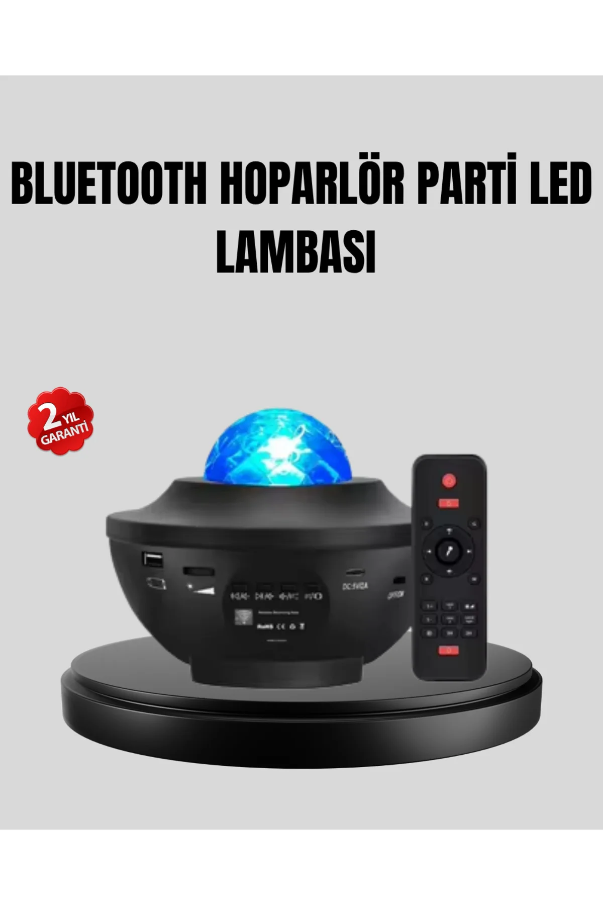 Yıldızlı Projektör Galaxy Efektli Ayarlanabilir Renkli Atmosfer L