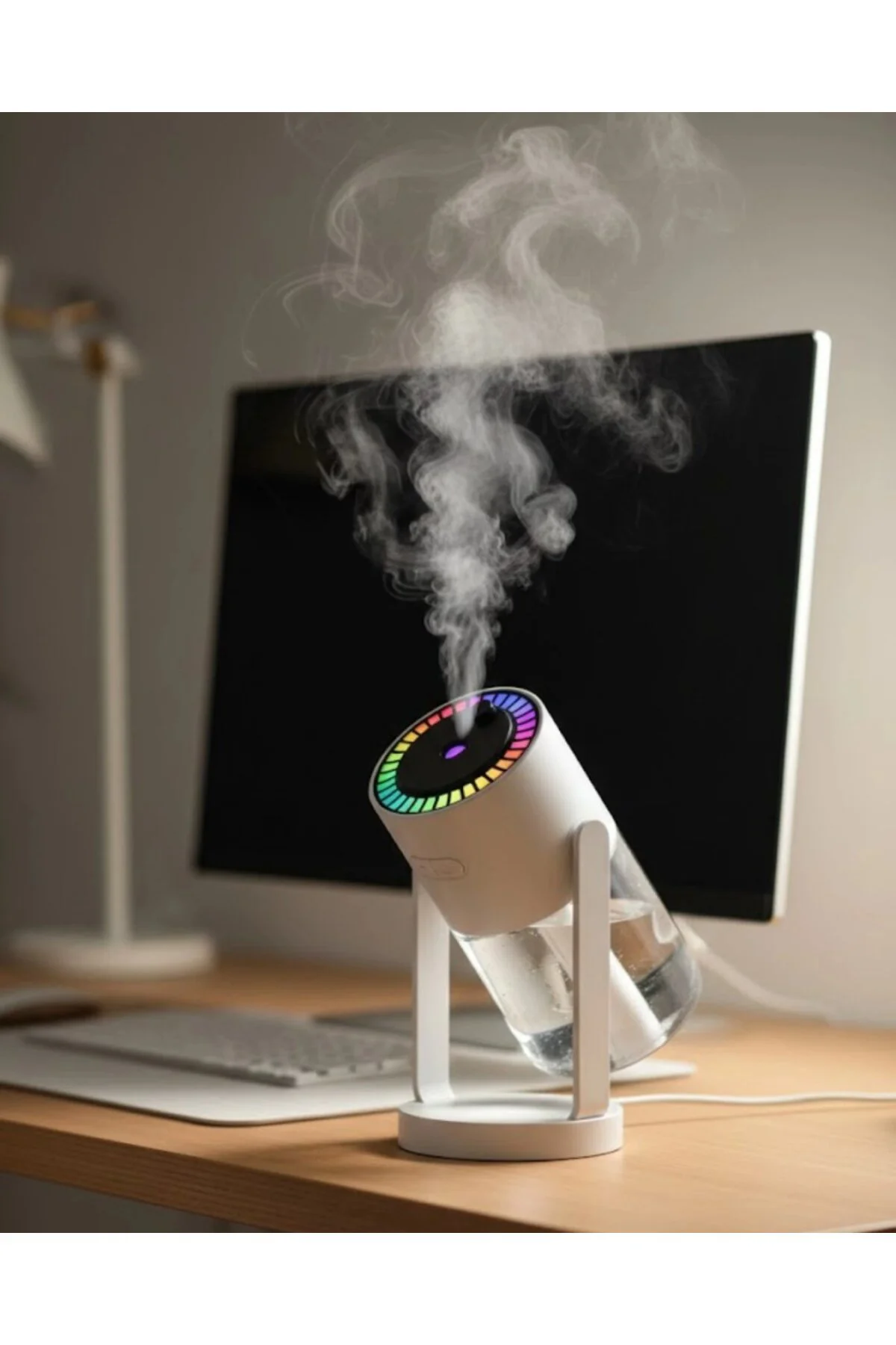 Yıldızlı Projektör Hava Nemlendirici Ultrasonik Buhar Ve Rgb Işık