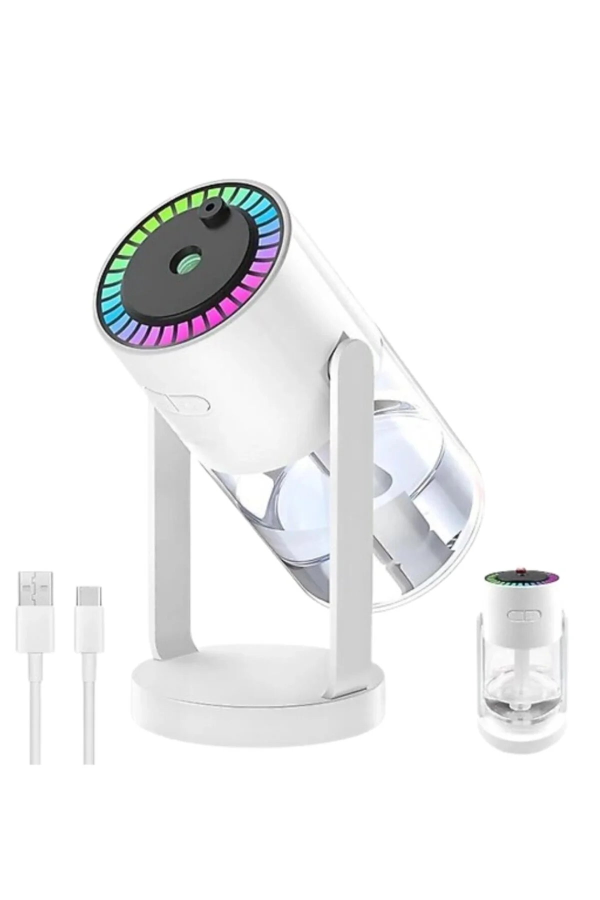 Yıldızlı Projektör Hava Nemlendirici Ultrasonik Buhar Ve Rgb Işık