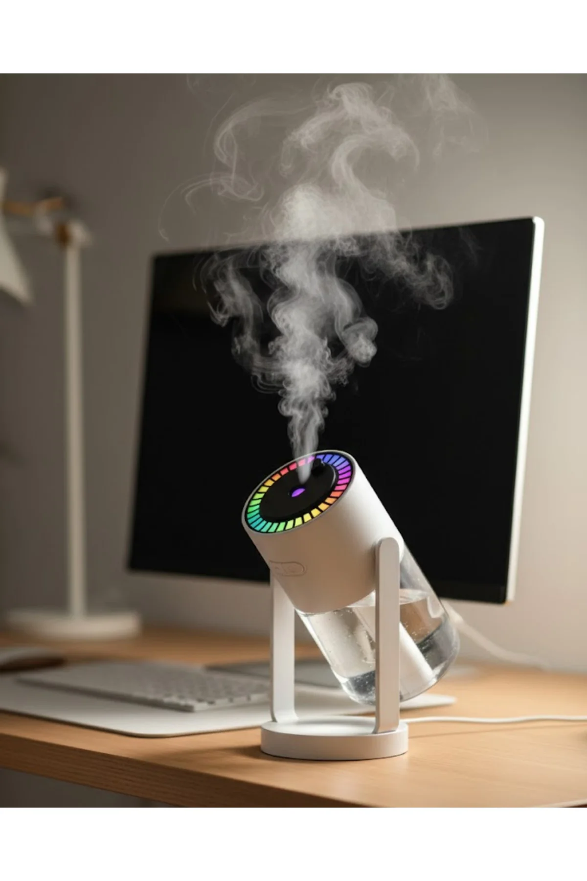 Yıldızlı Projektör Hava Nemlendirici Ultrasonik Buhar ve RGB Işık