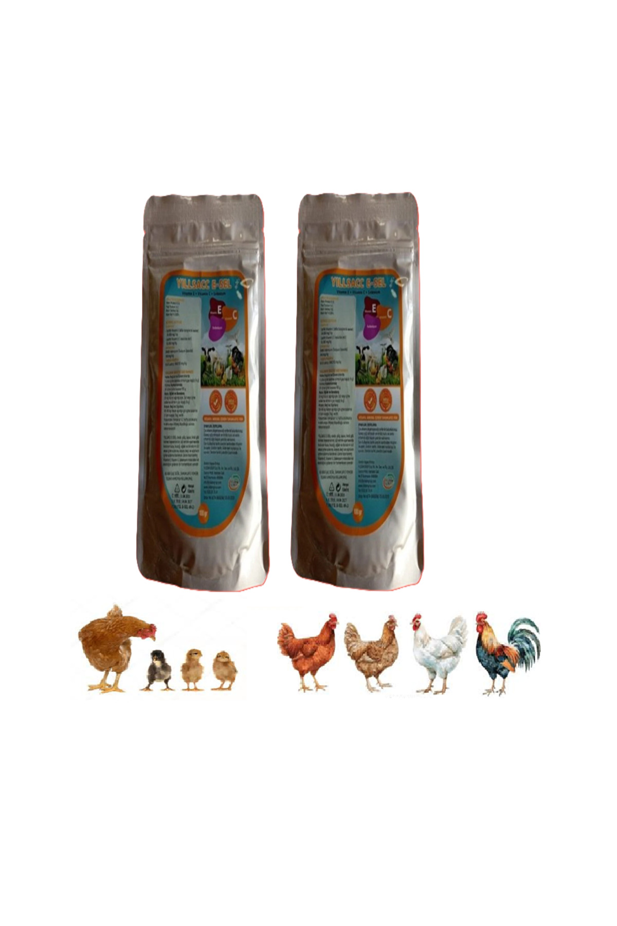 Yildem Yilsac E-Sel Kuş Ve Kanatlılar İçin Vitamin Takviyesi – E + C + S Yildem Yilsac E-Sel Kuş Ve Kanatlılar İçin Vitamin Takviyesi – E + C + S