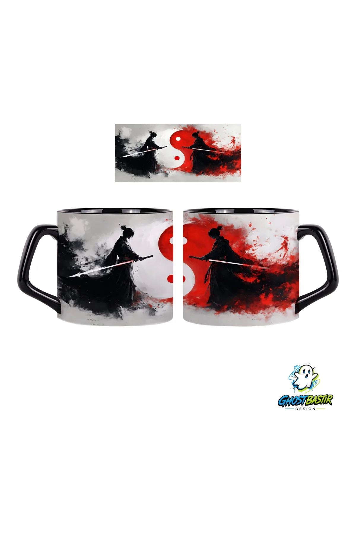 Yin Yang Kupa Bardak | Tek Adet 0905