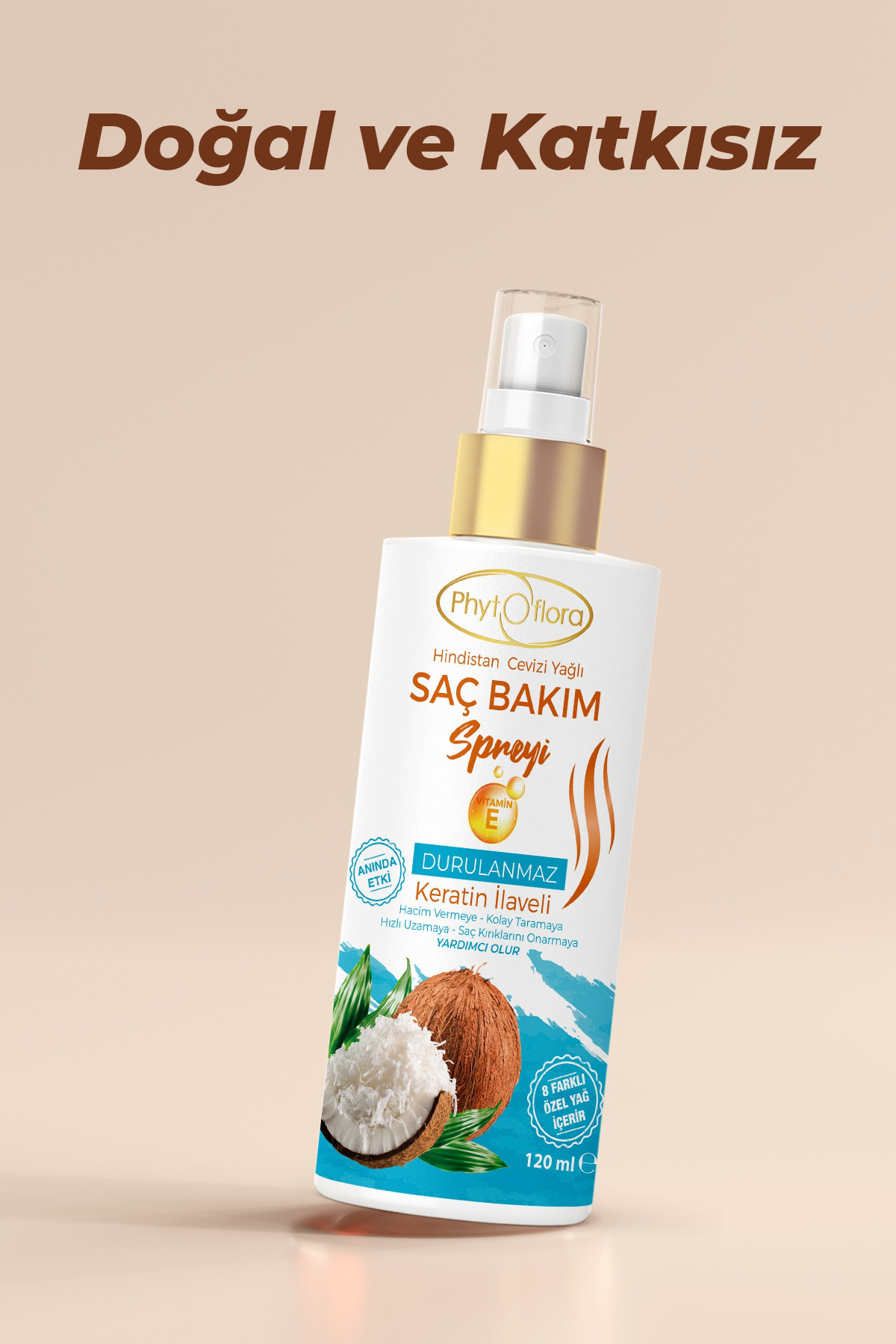 Yıpranmış Kuru Saçlar Için Kolay Tarama Spreyi & Kırık Uç Onarıcı