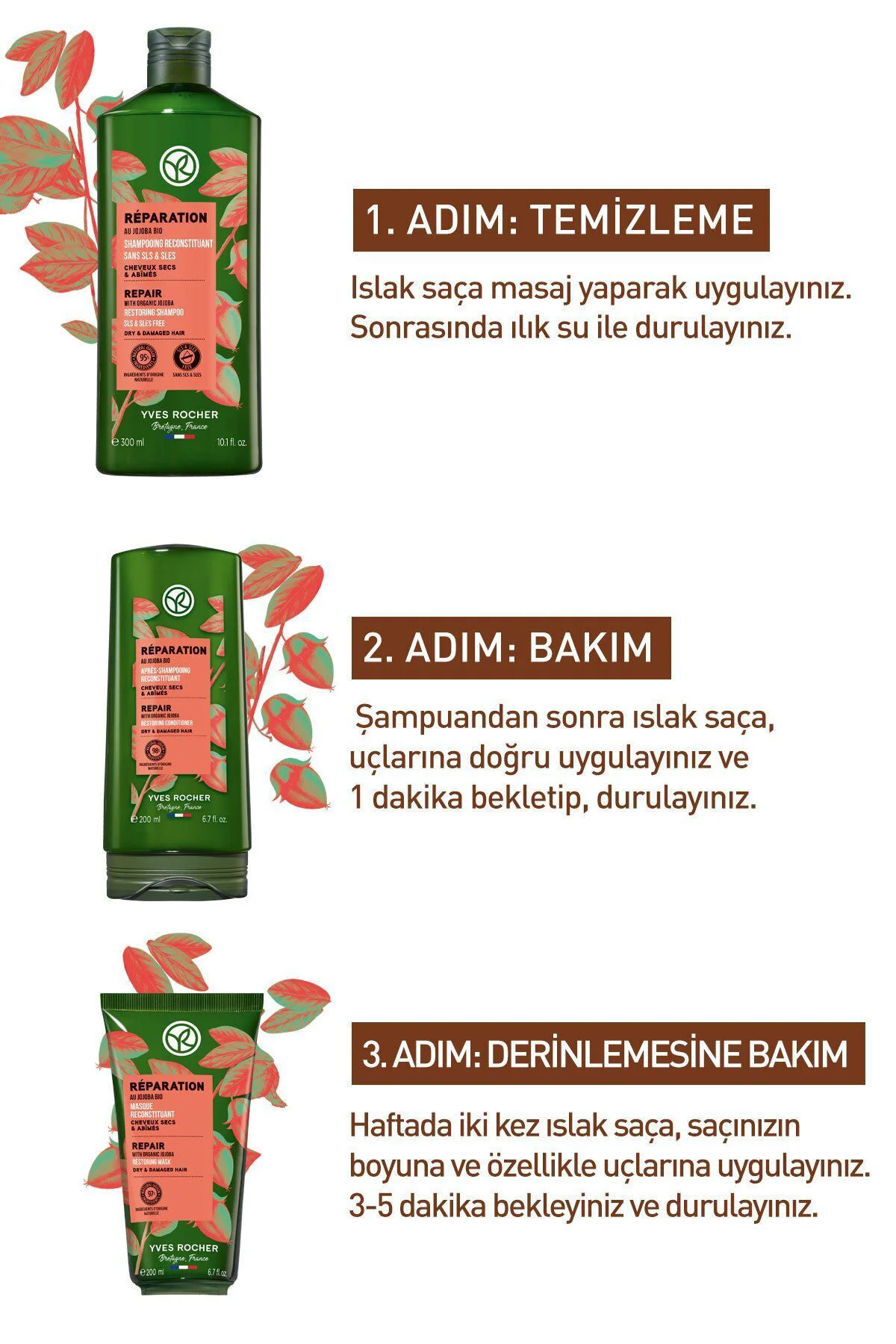 Yıpranmış Saçlara Özel Onarıcı Bakım Seti-9916629