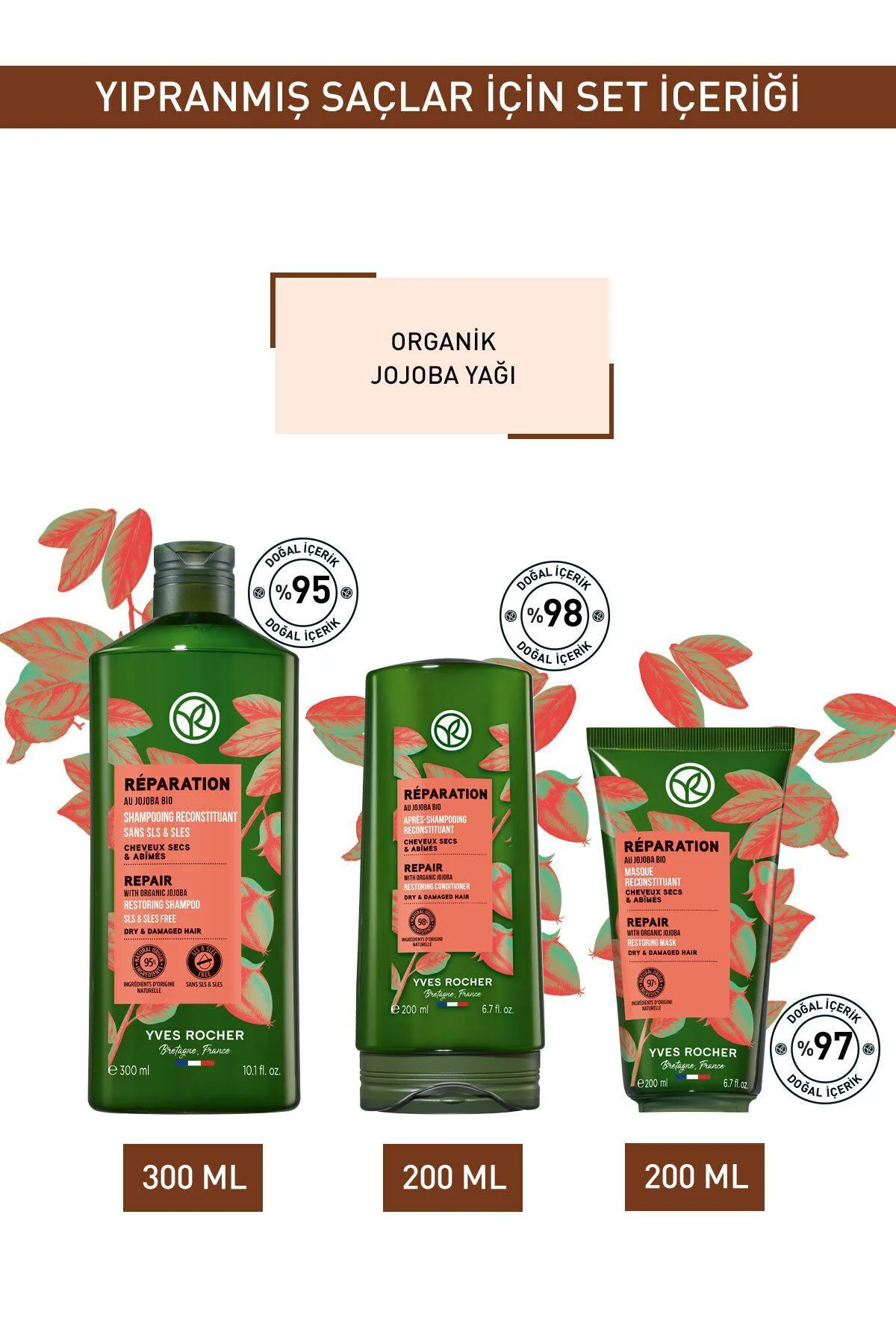 Yıpranmış Saçlara Özel Onarıcı Bakım Seti-9916629