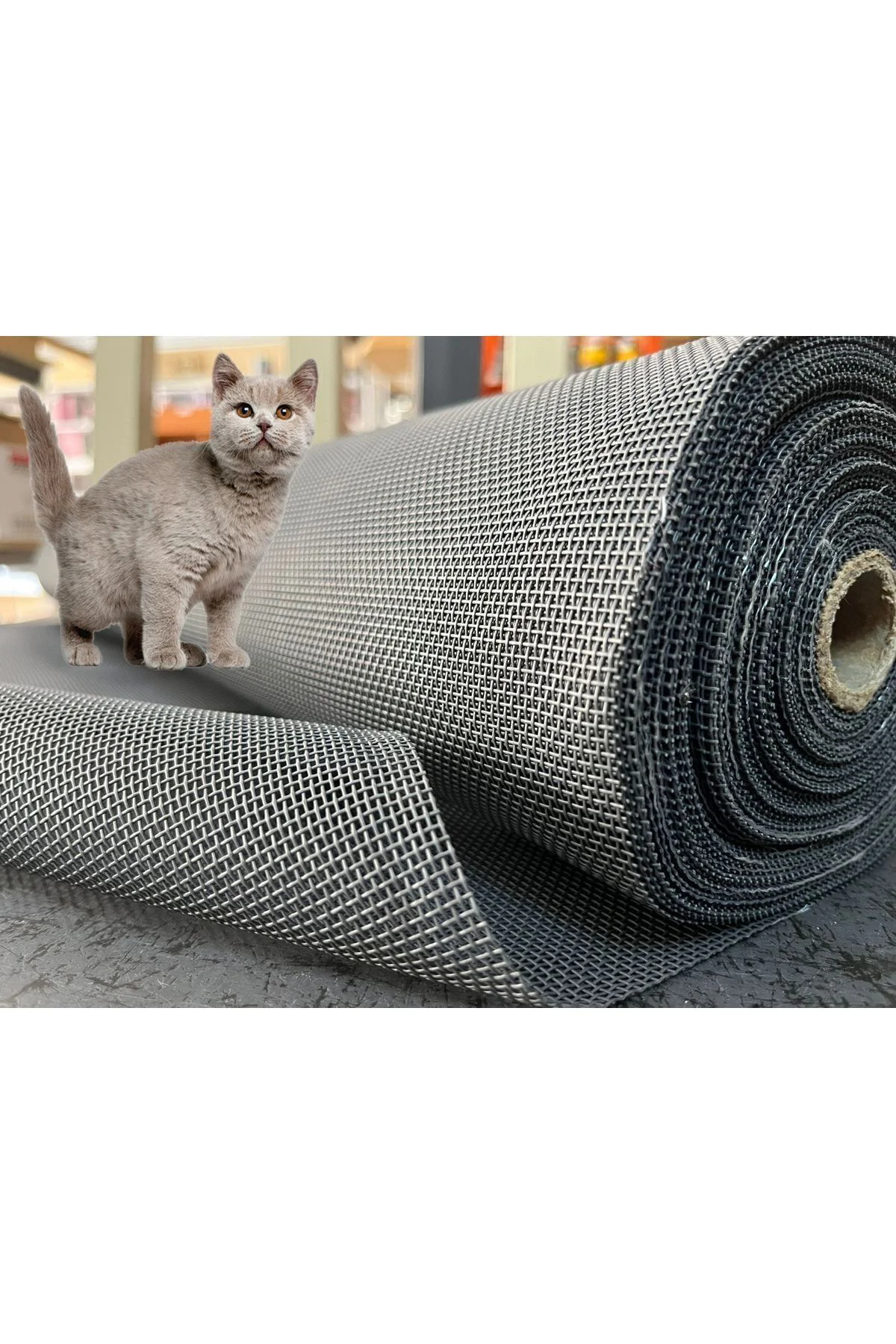 YIRTILMAZ SİNEKLİK KEDİ TELİ (PET TÜL) (EN: 140 CM - UZUNLUK: 100 CM) YIRTILMAZ SİNEKLİK KEDİ TELİ (PET TÜL) (EN: 140 CM - UZUNLUK: 100 CM)