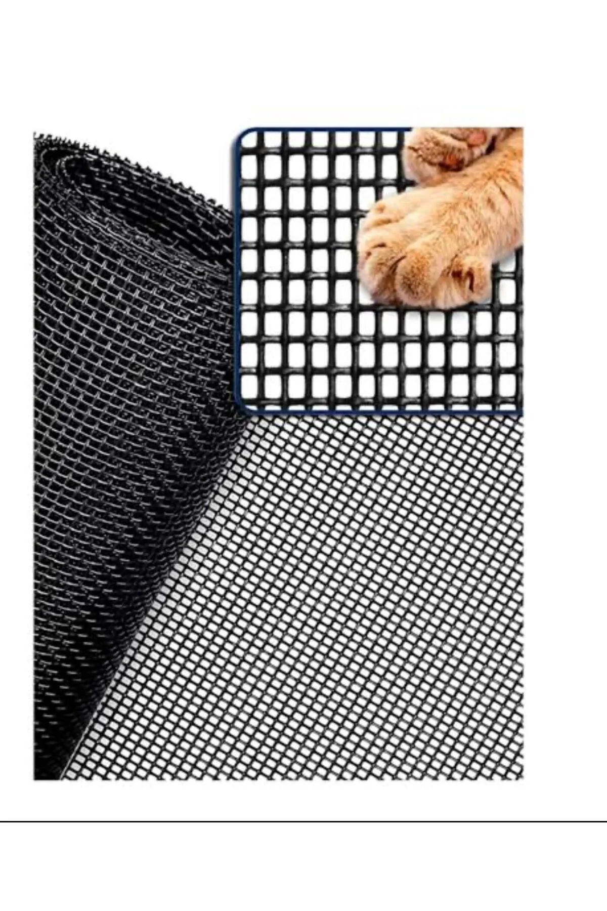 YIRTILMAZ SİNEKLİK KEDİ TELİ(TÜLÜ) PET TÜL (EN :140CM-BOY :100CM) 140X100 YIRTILMAZ SİNEKLİK KEDİ TELİ(TÜLÜ) PET TÜL (EN :140CM-BOY :100CM) 140X100
