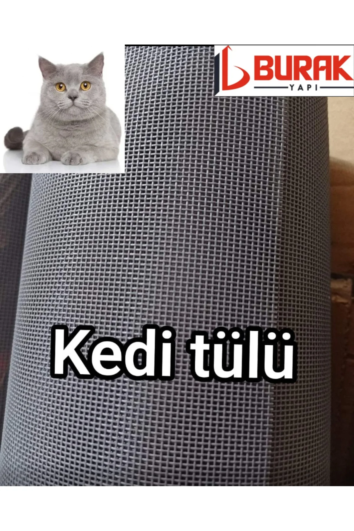 Yırtılmaz Sineklik Kedi Teli (En:100cm - Boy:120cm)(PET TÜL) (YIRTILMAZ TÜL) Yırtılmaz Sineklik Kedi Teli (En:100cm - Boy:120cm)(PET TÜL) (YIRTILMAZ TÜL)