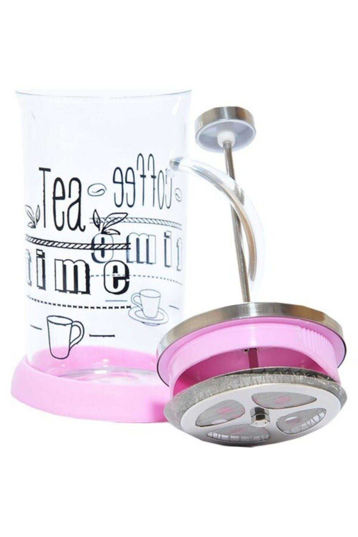 Ultraform Yitian French Press Bitki Çayı Demliği Lila 600Ml