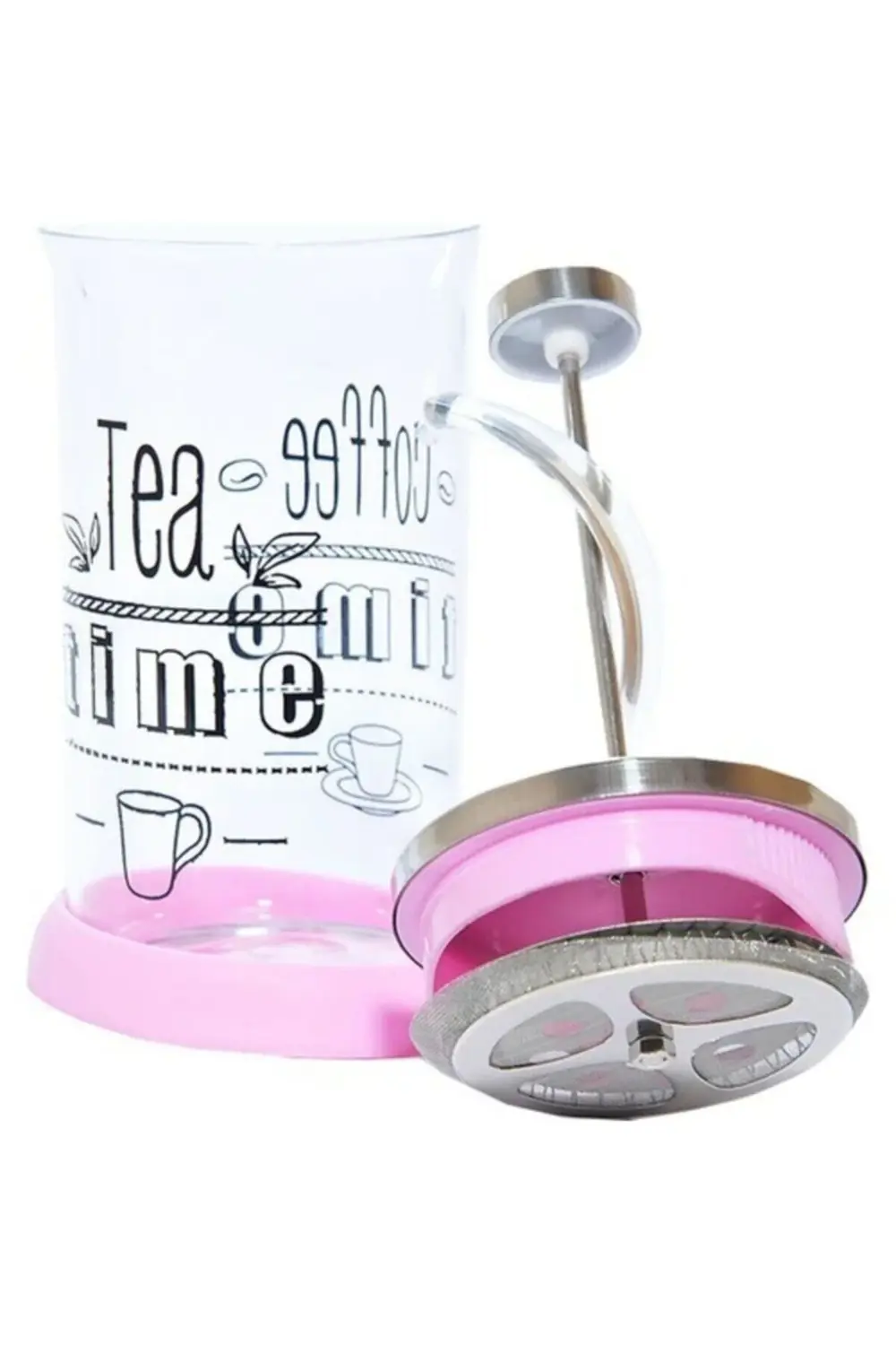 Yitian French Press Bitki Çayı Demliği Lila 600ml