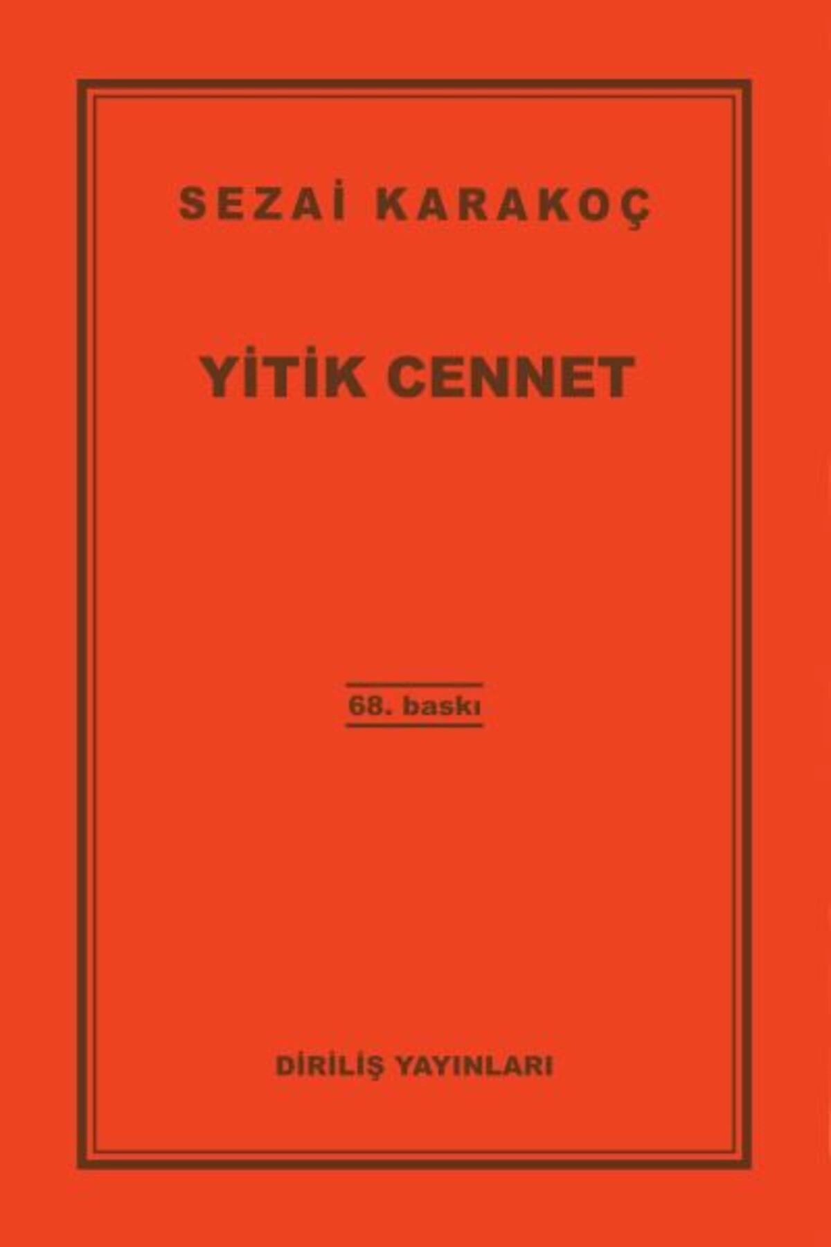 Diriliş Yayınları Yitik Cennet