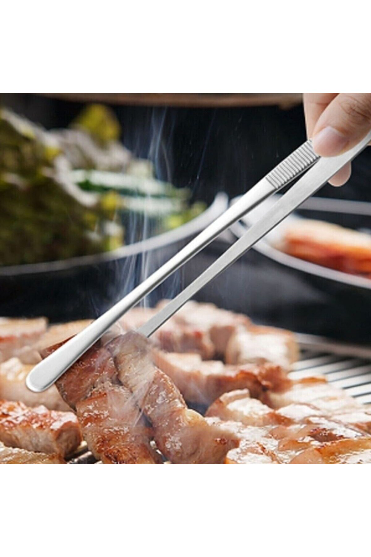 Ok Aksesuar Yiyecek Servis Maşası Air Fryer Master Chef Şef Cımbızı Et Kızart