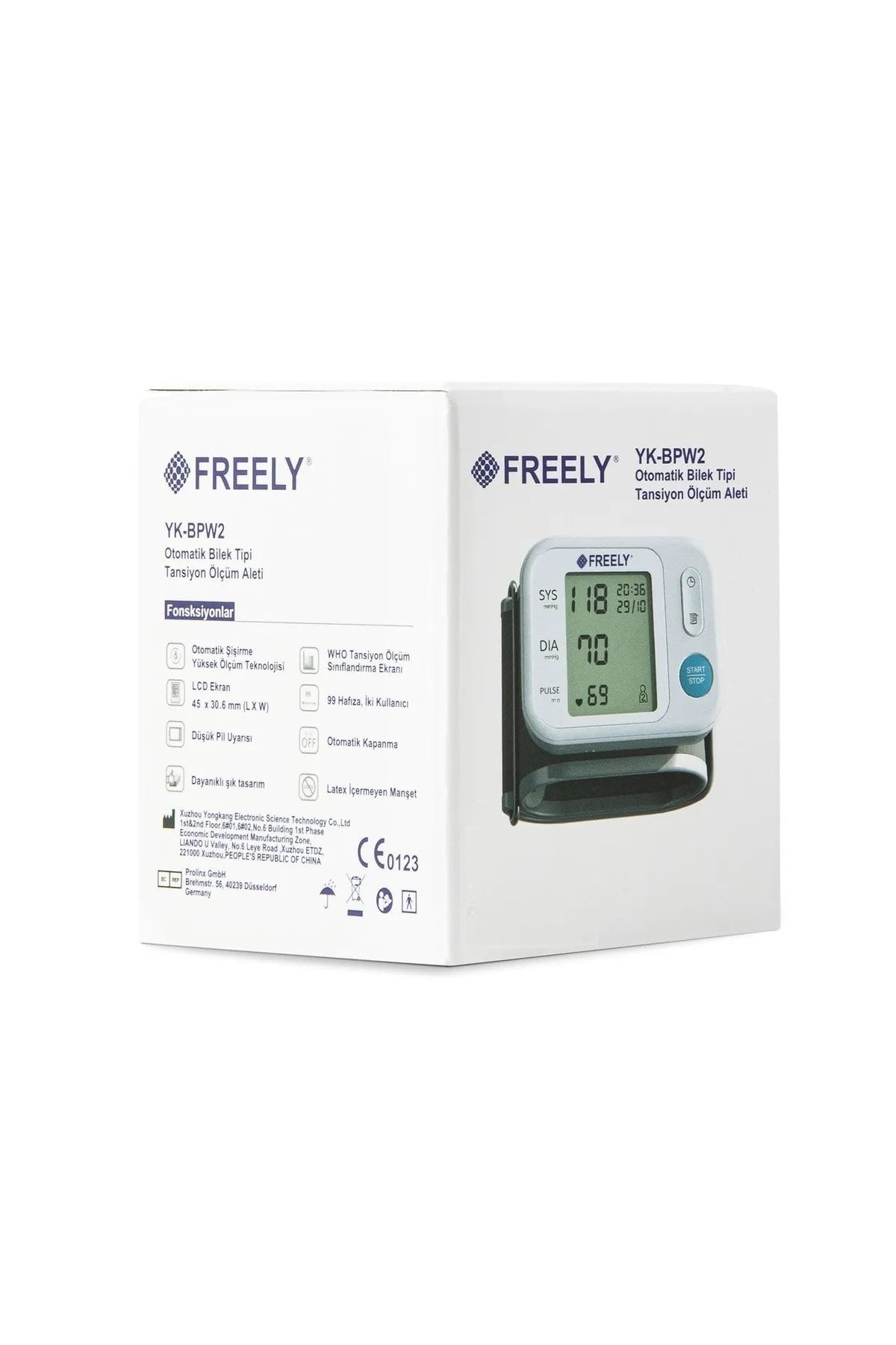 Freely Yk-Bpw2 Otomatik Bilekten Ölçer Tansiyon Aleti