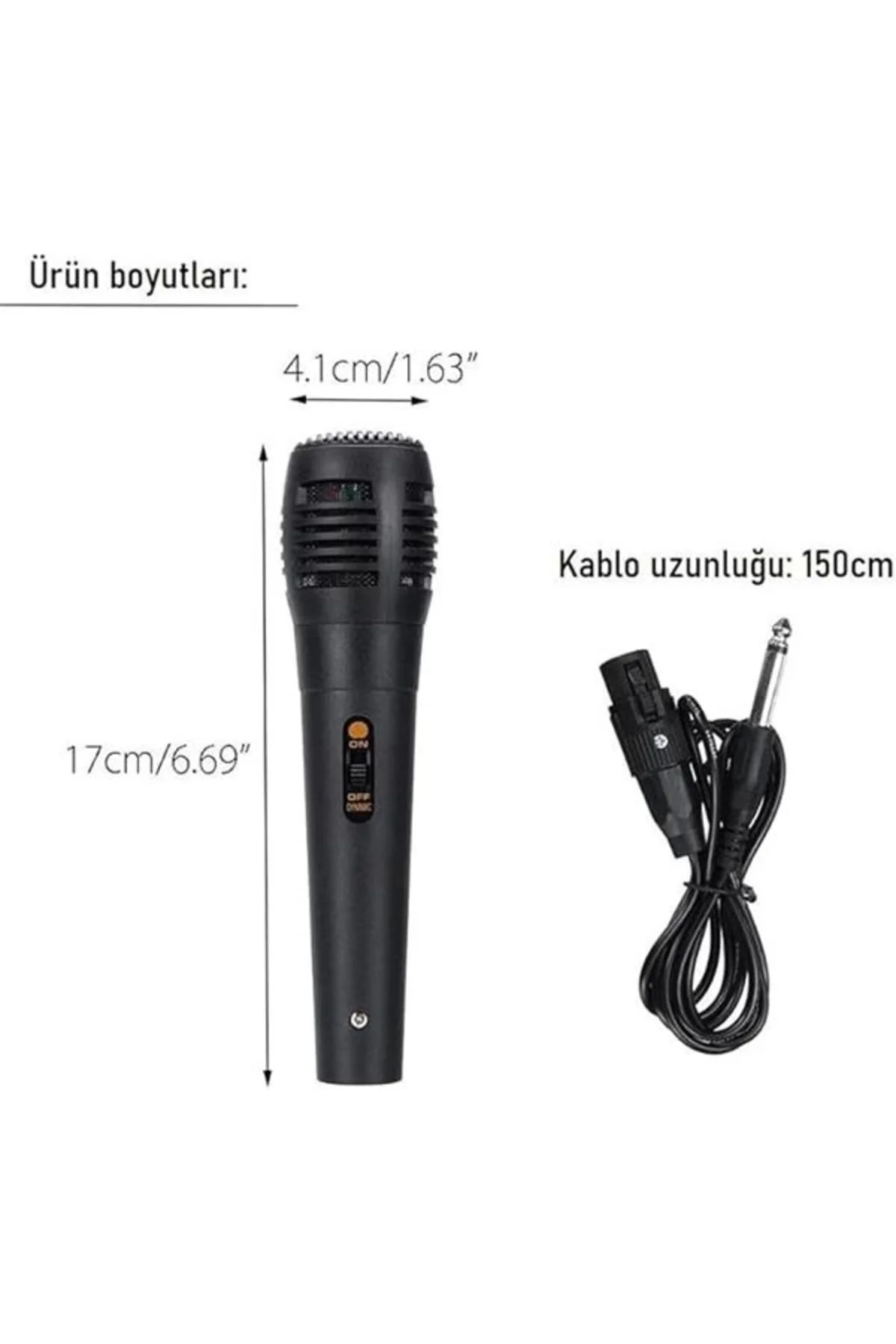 YL-101 Profesyonel Dinamik El Mikrofonu