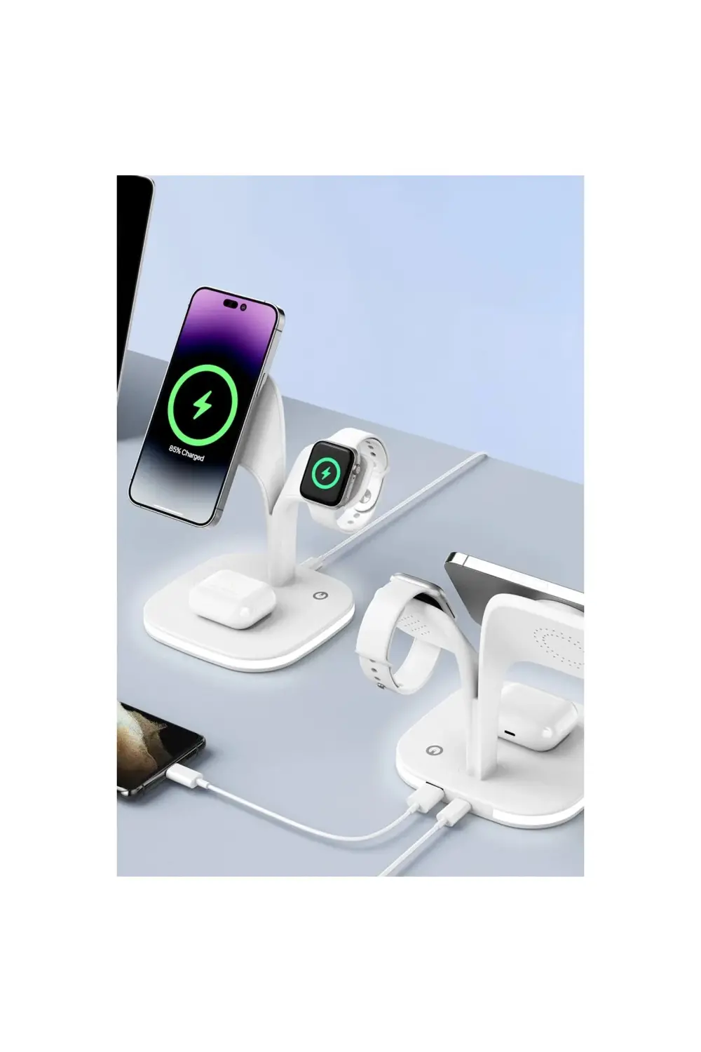 Ym-ud22 Kablosuz Şarj Masaüstü Set - Siyah