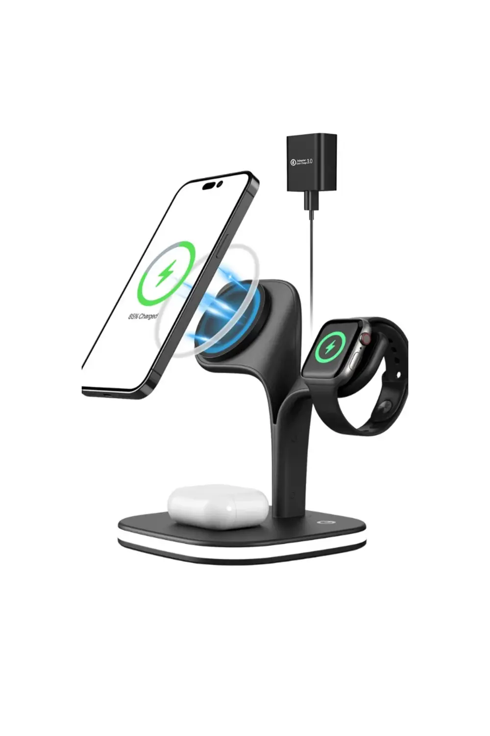 Ym-ud22 Kablosuz Şarj Masaüstü Set - Siyah