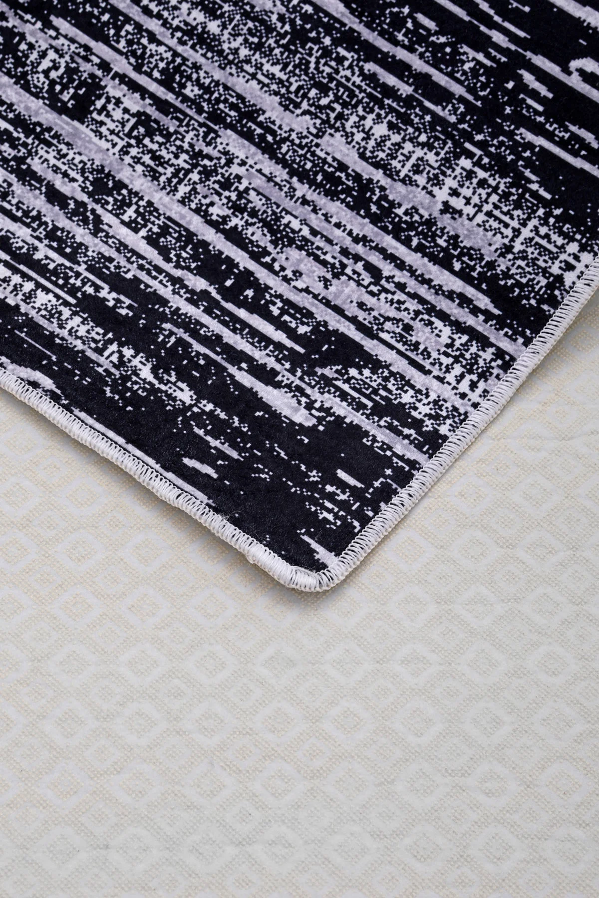 Ym4700 Dijital Gri Siyah Ikili Banyo Paspası Klozet Takımı Antibakteriyel Ym4700 Dijital Gri Siyah Ikili Banyo Paspası Klozet Takımı Antibakteriyel
