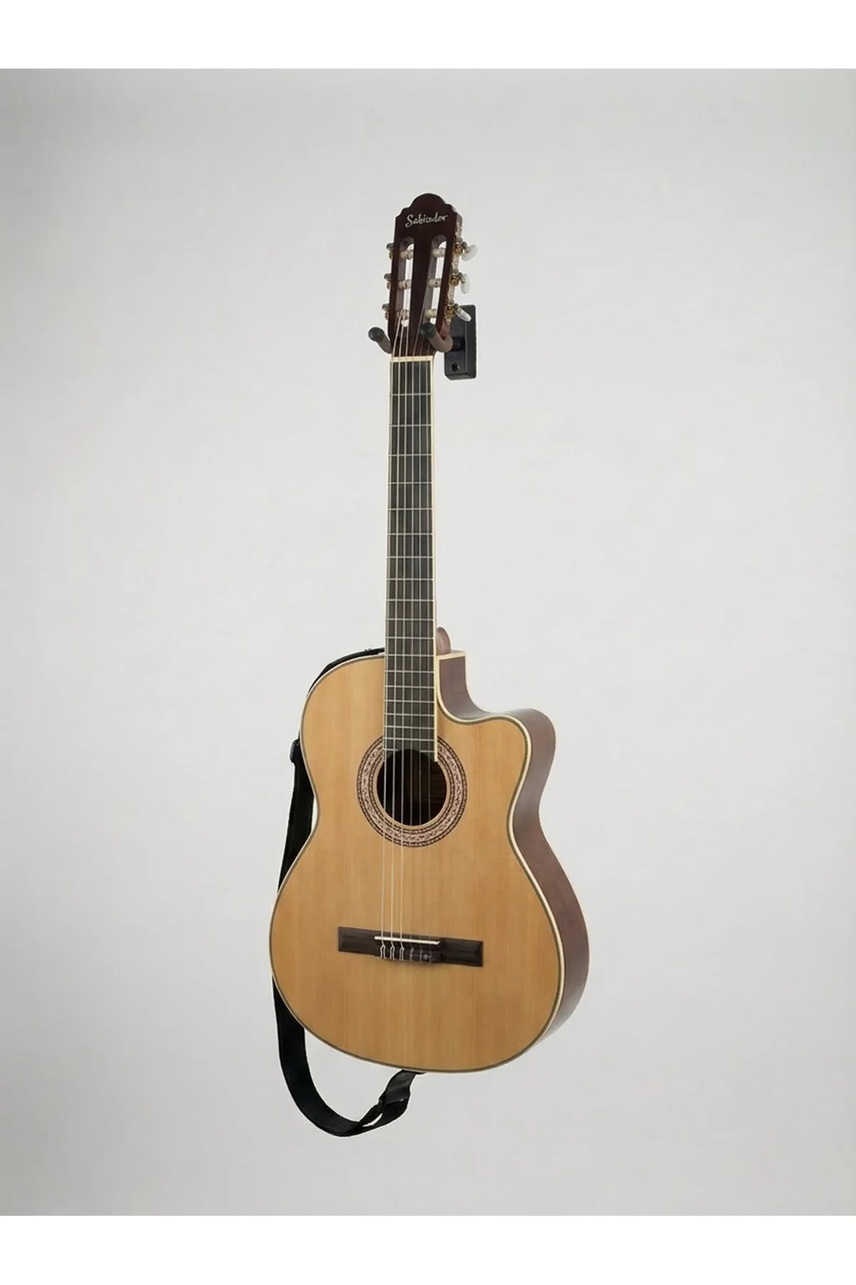 YNK2003C Klasik Gitar Kesik Kasa Cutaway Sap Ayarlı (Pedli Kılıf,